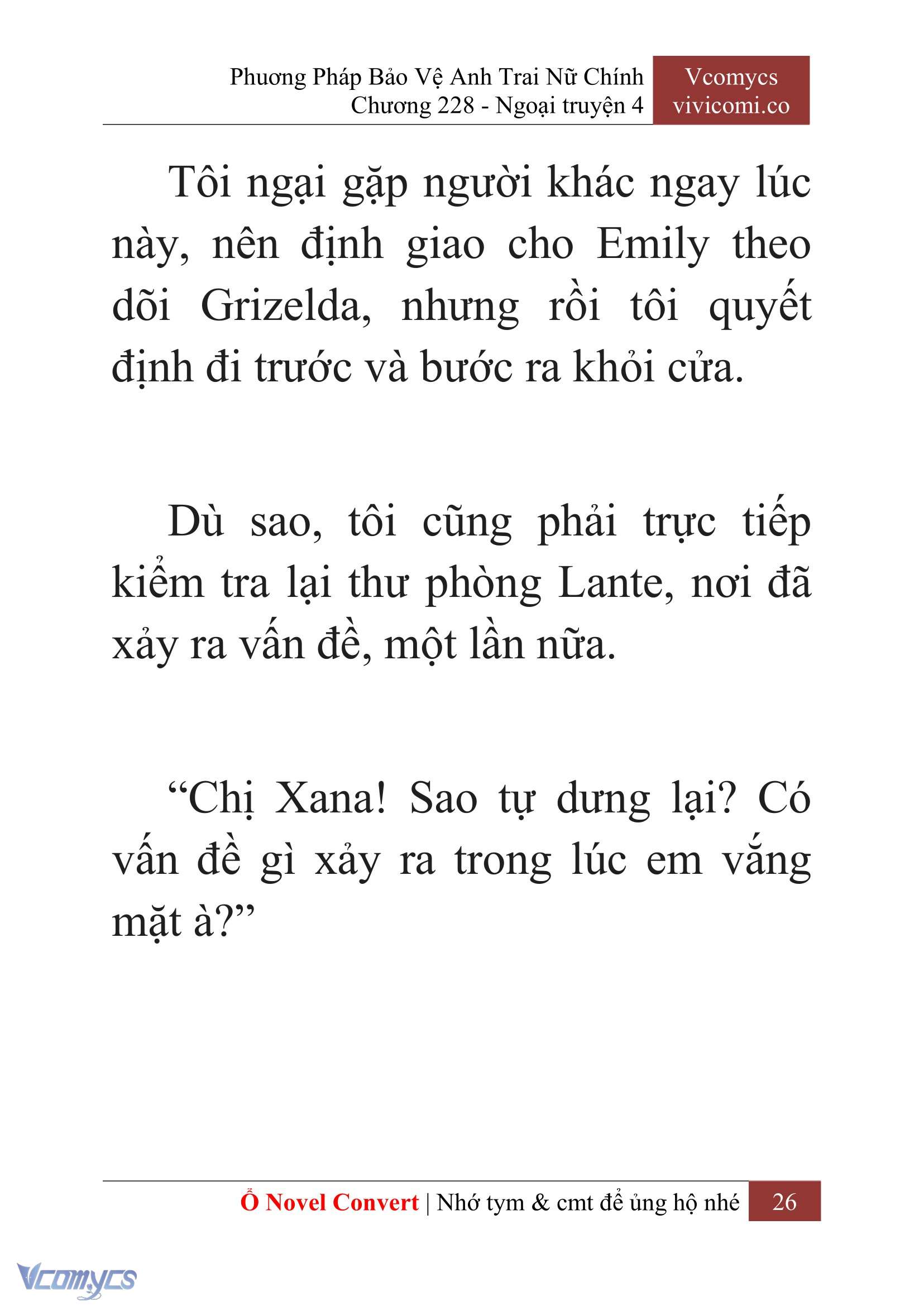 [Novel] Phương Pháp Bảo Vệ Anh Trai Nữ Chính Chap 228 - Trang 2