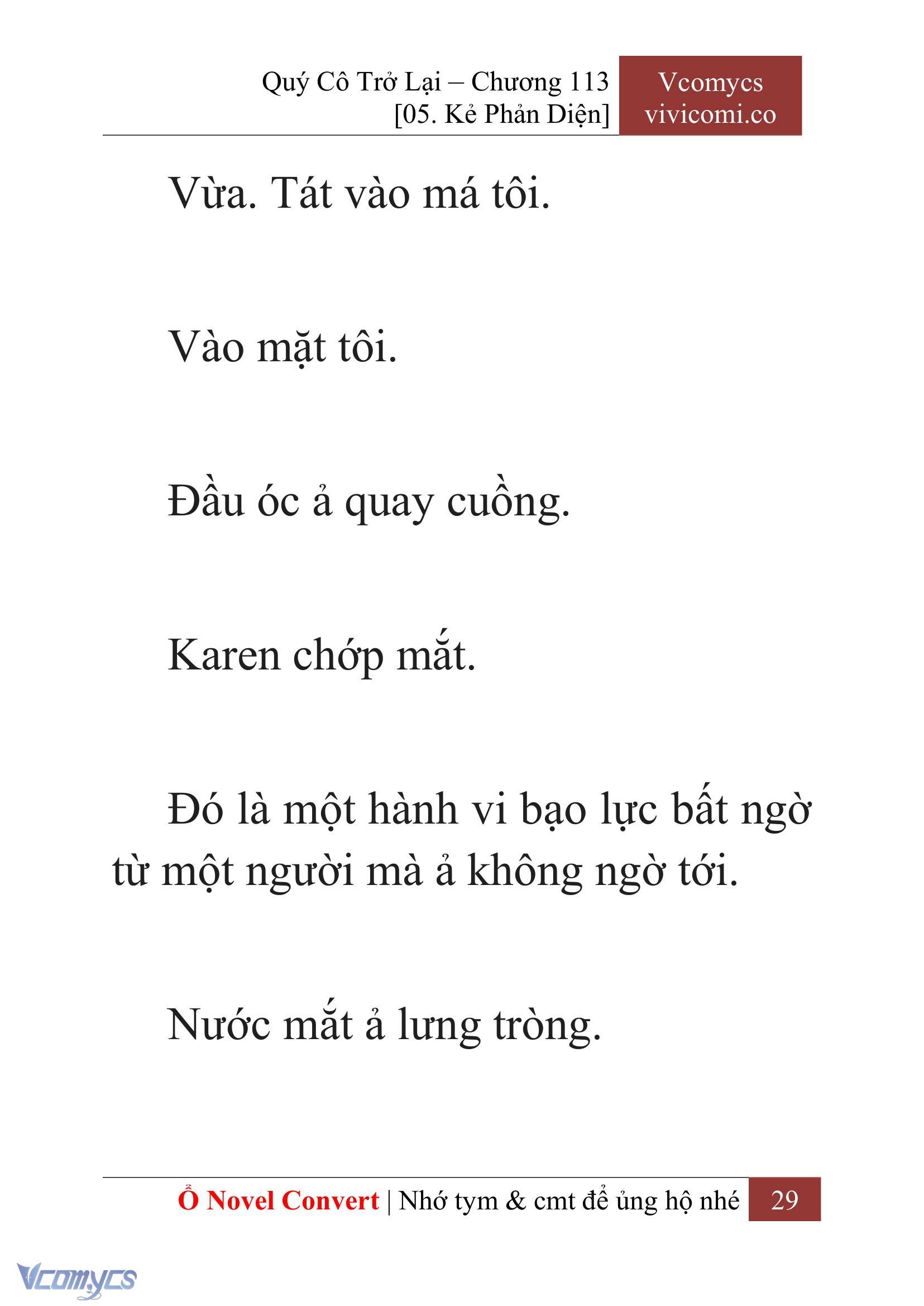 [Novel] Quý Cô Trở Lại Chap 113 - Trang 2