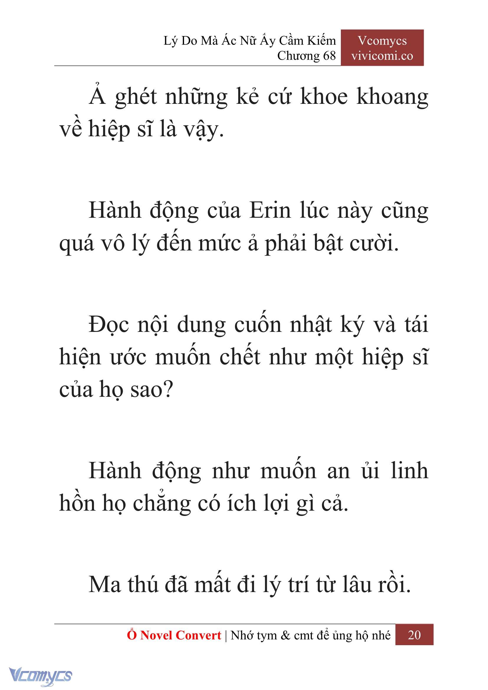 [Novel] Lý Do Mà Ác Nữ Ấy Cầm Kiếm Chap 68 - Trang 2