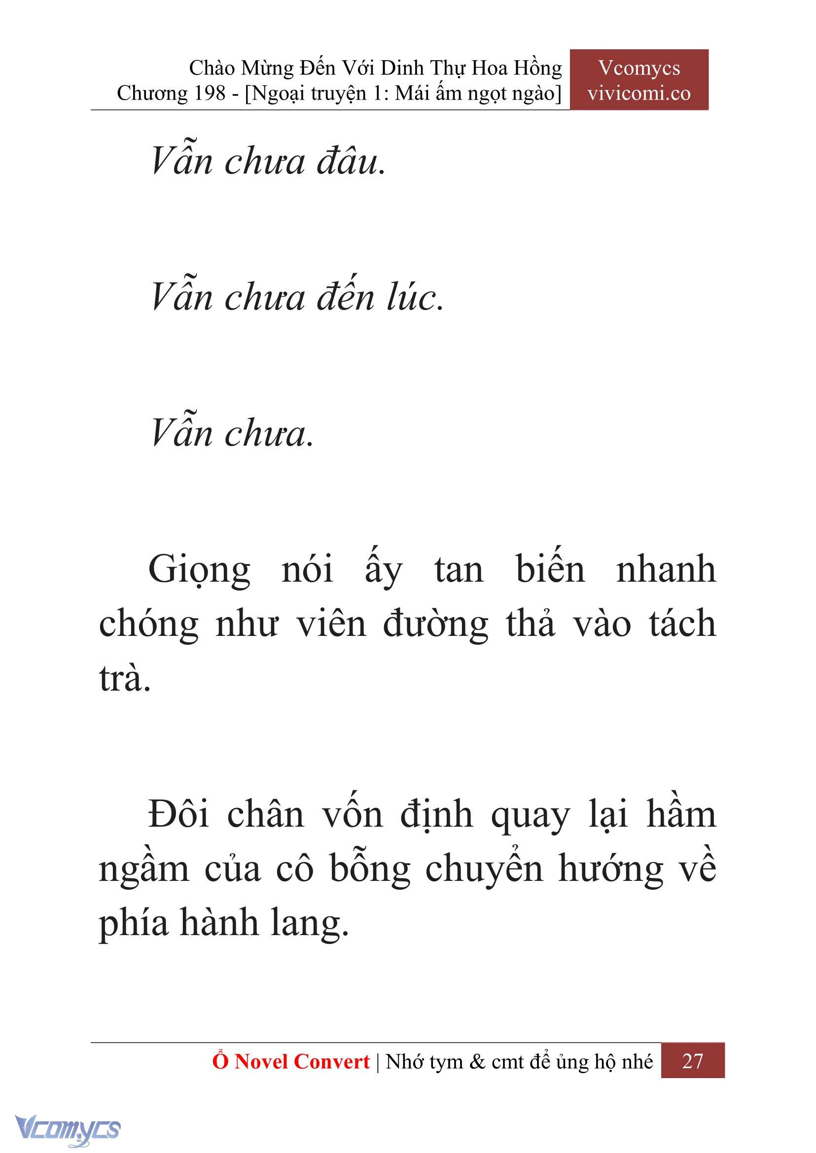 [Novel] Chào Mừng Đến Với Dinh Thự Hoa Hồng Chap 198 - Trang 2