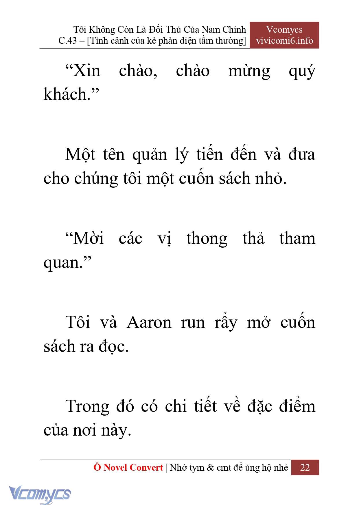 [Novel] Tôi Không Còn Là Đối Thủ Của Nam Chính Chap 43 - Trang 2