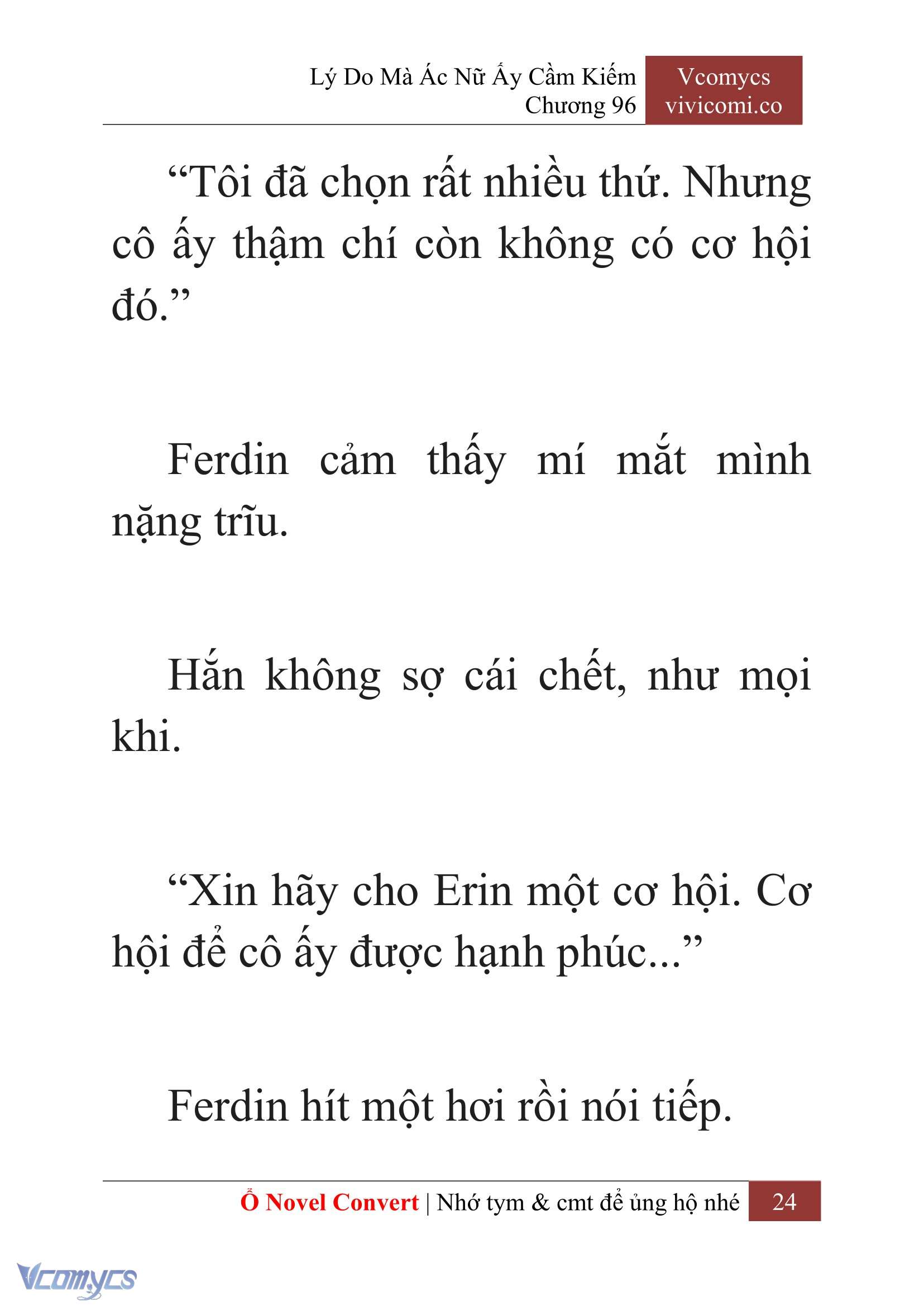 [Novel] Lý Do Mà Ác Nữ Ấy Cầm Kiếm Chap 96 - Trang 2