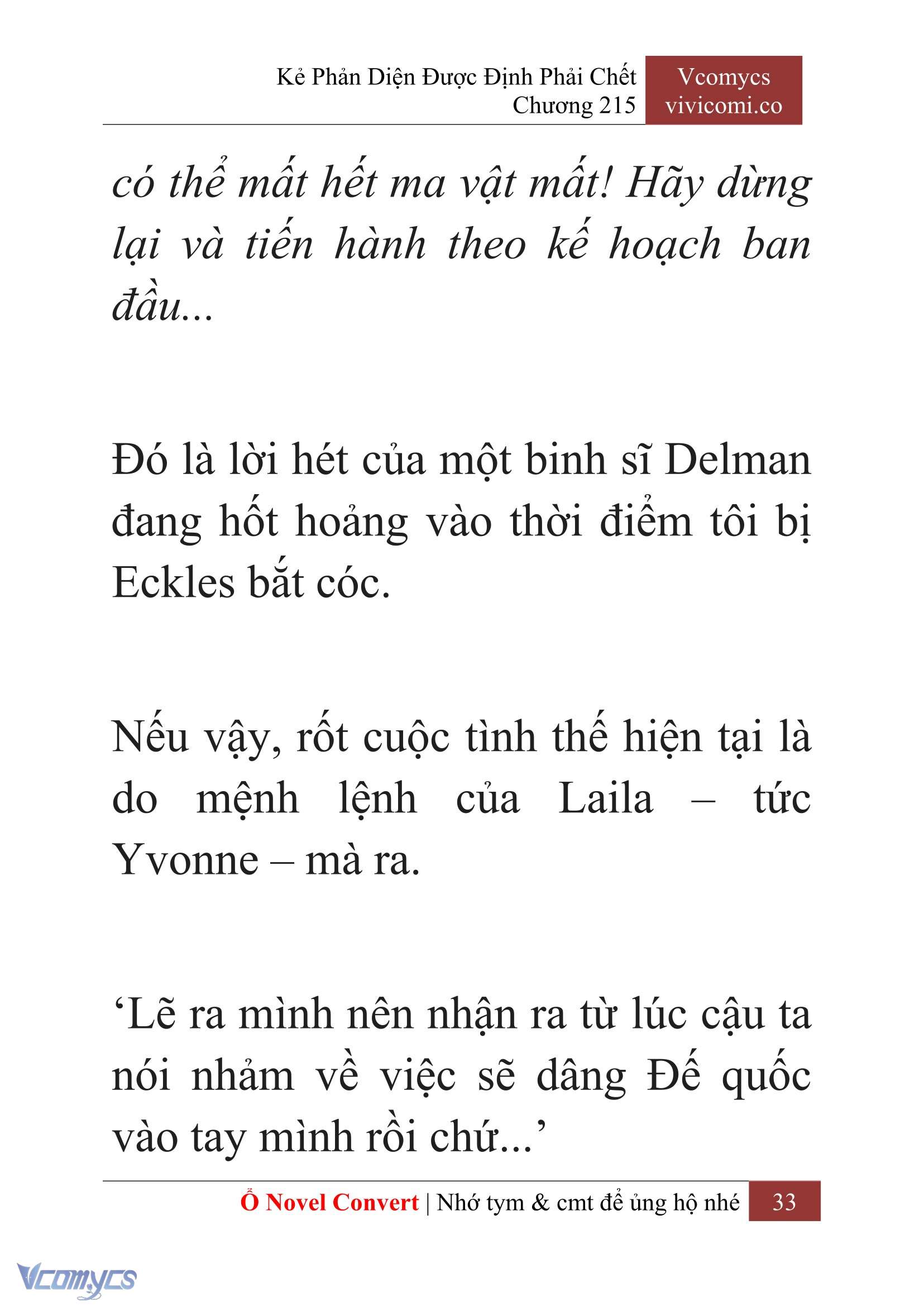 [Novel] Kẻ Phản Diện Được Định Phải Chết Chap 215 - Next Chap 216