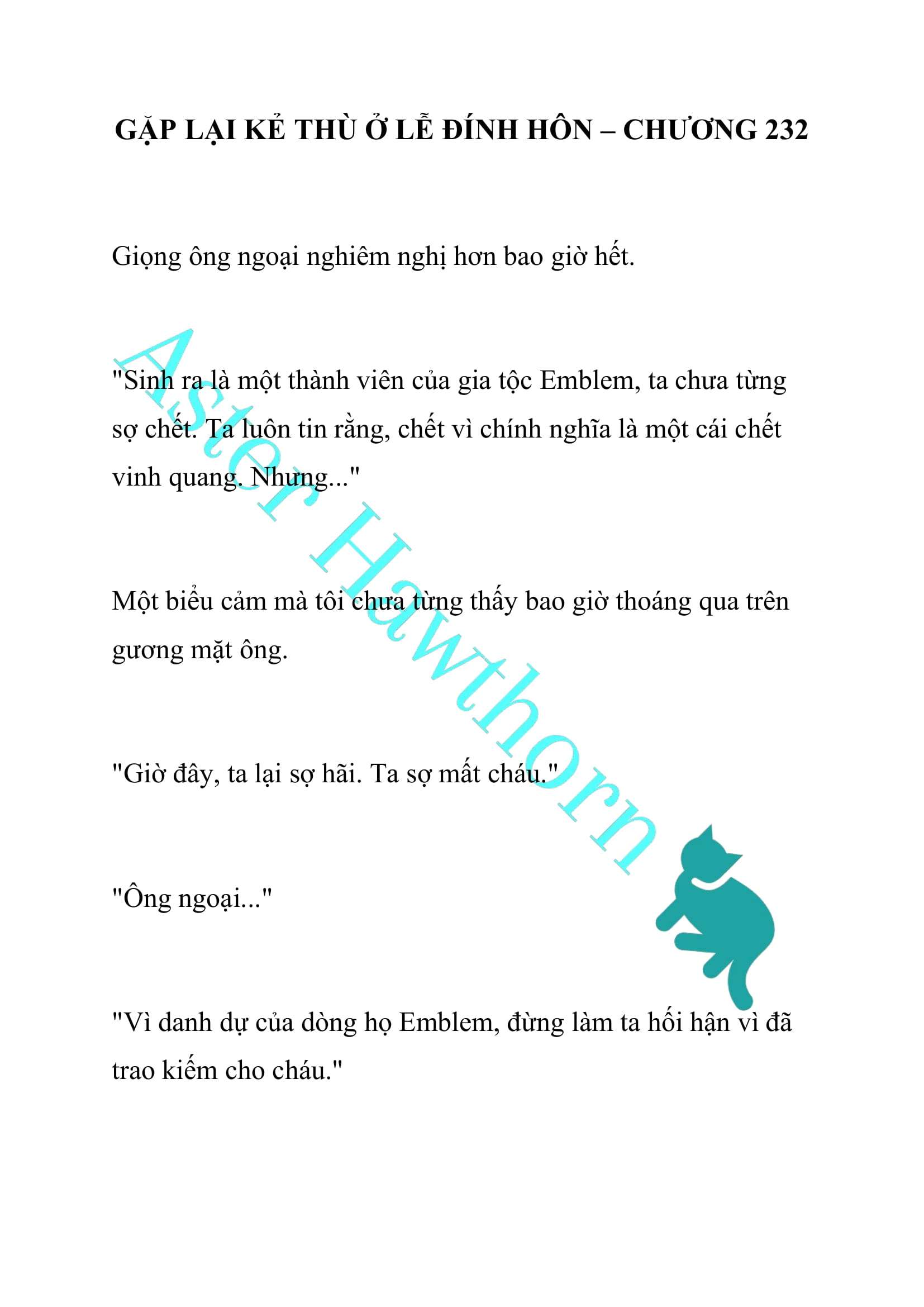 [NOVEL] Gặp Lại Kẻ Thù Ở Lễ Đính Hôn Chap 232 - Trang 2