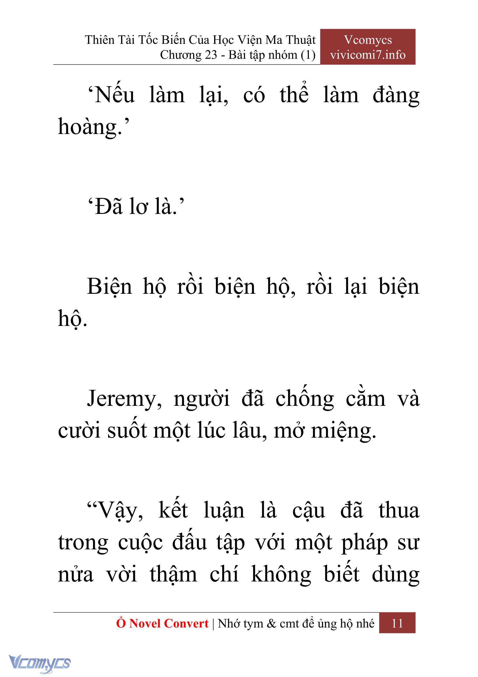 [Novel] Thiên Tài Tốc Biến Của Học Viện Ma Thuật Chap 23 - Trang 2