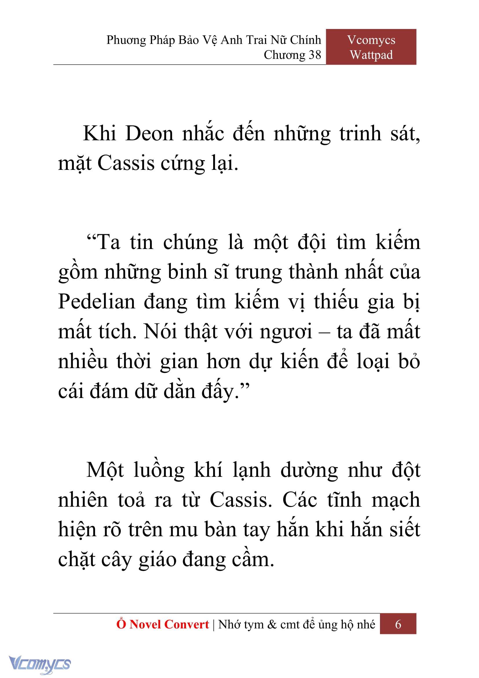 [Novel] Phương Pháp Bảo Vệ Anh Trai Nữ Chính Chap 38 - Trang 2