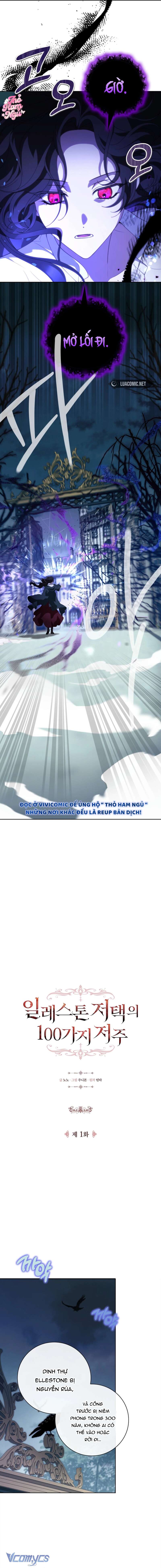 100 Lời Nguyền Của Biệt Thự Elleston Chap 1 - Trang 2
