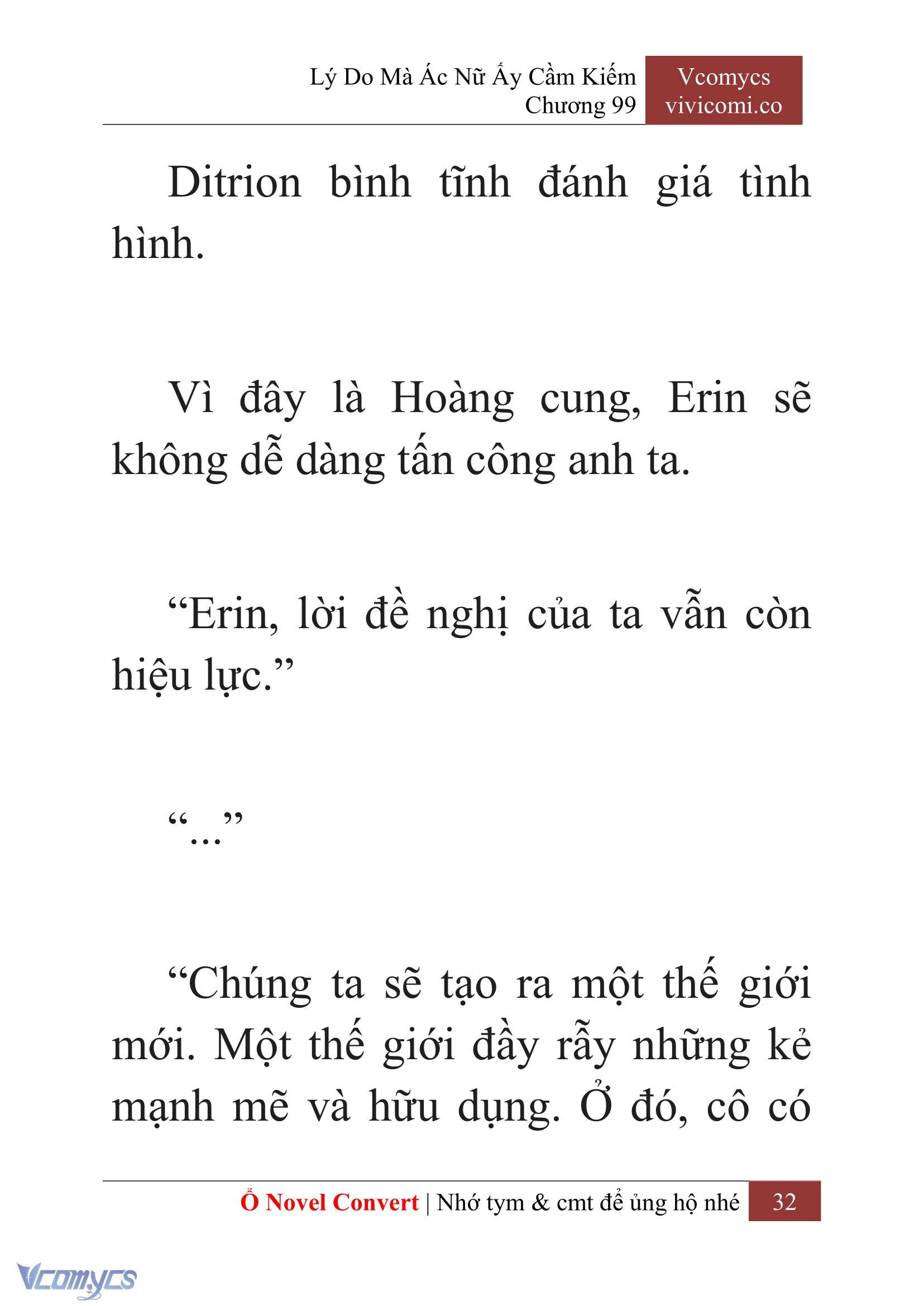 [Novel] Lý Do Mà Ác Nữ Ấy Cầm Kiếm Chap 99 - Trang 2