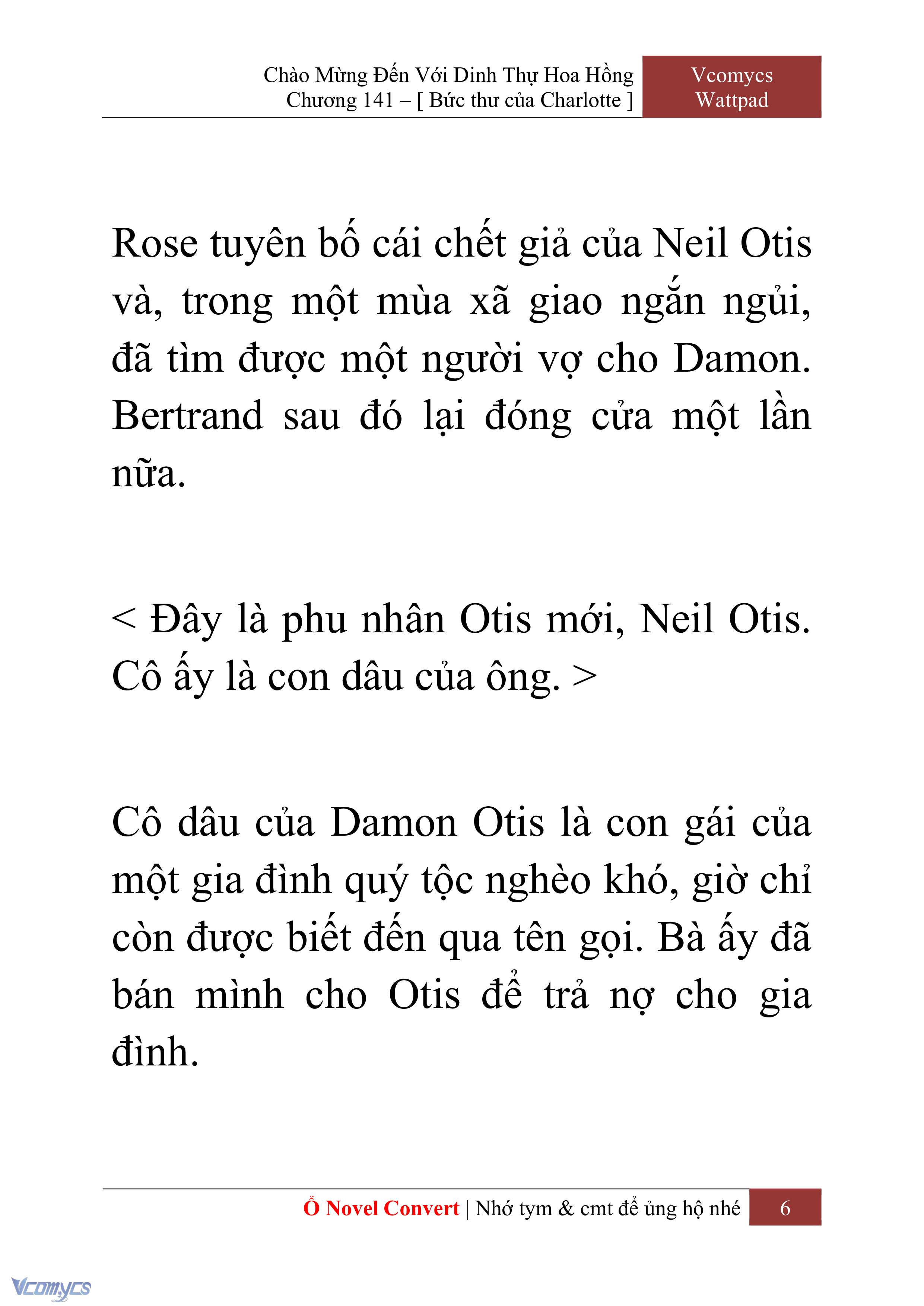 [Novel] Chào Mừng Đến Với Dinh Thự Hoa Hồng Chap 141 - Trang 2