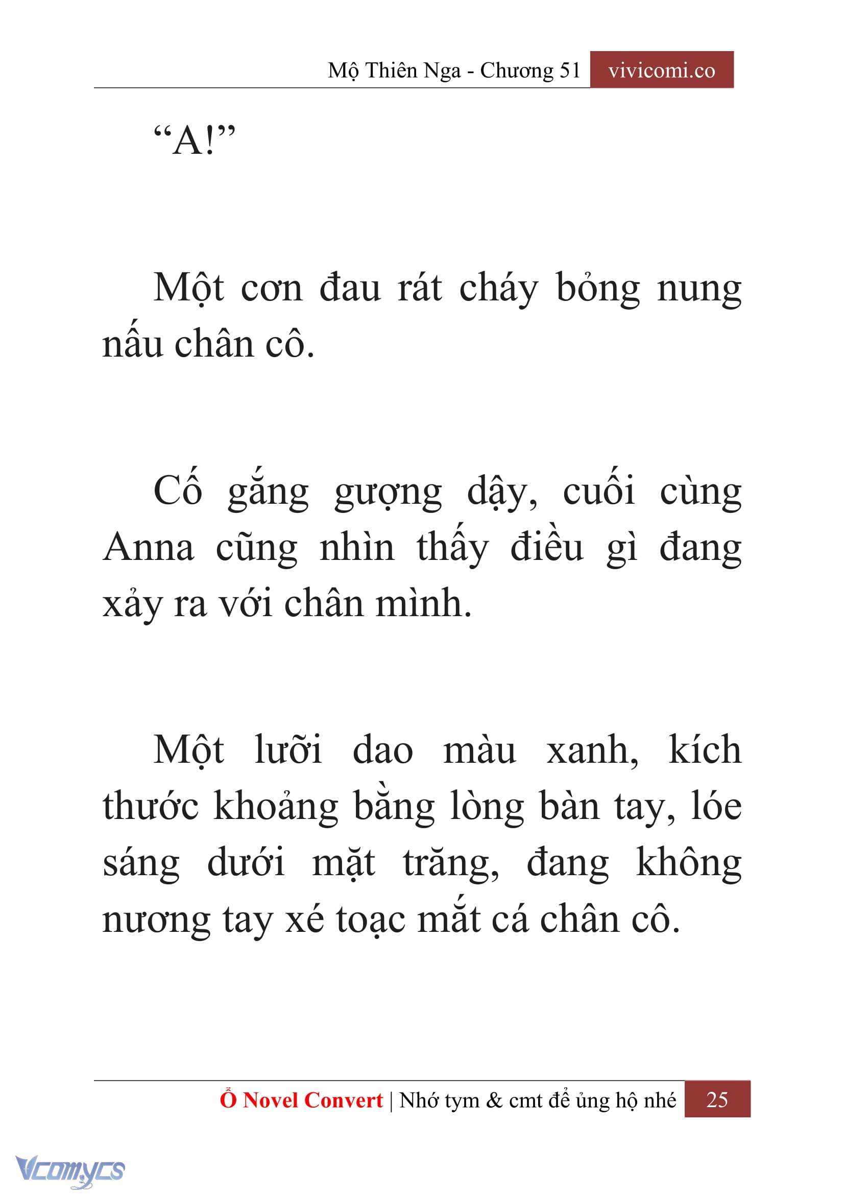 [Novel] Mộ Thiên Nga Chap 51 - Next Chap 52