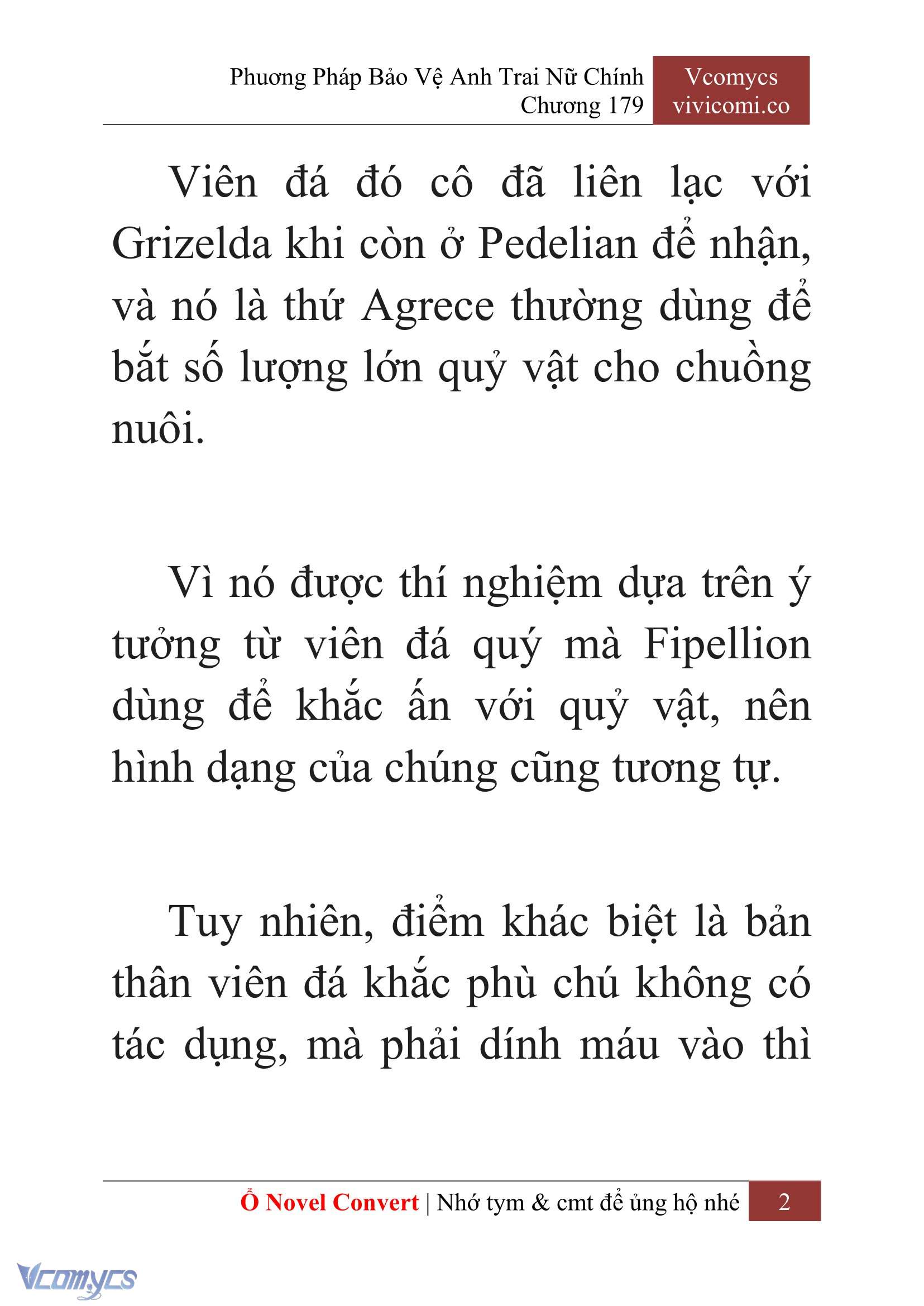 [Novel] Phương Pháp Bảo Vệ Anh Trai Nữ Chính Chap 179 - Trang 2
