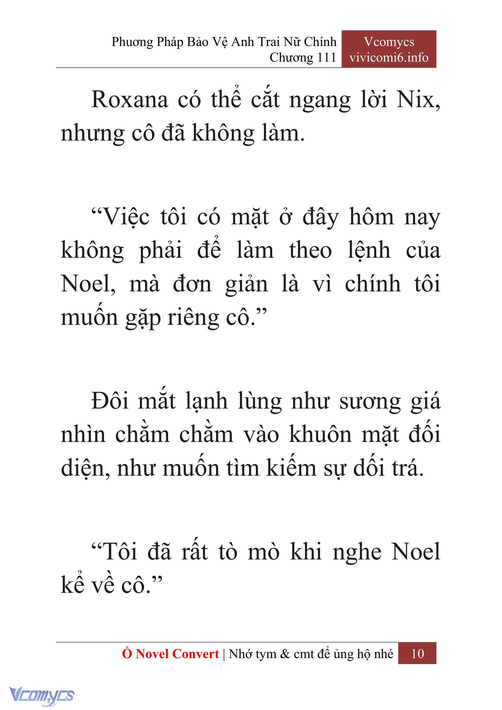 [Novel] Phương Pháp Bảo Vệ Anh Trai Nữ Chính Chap 111 - Trang 2