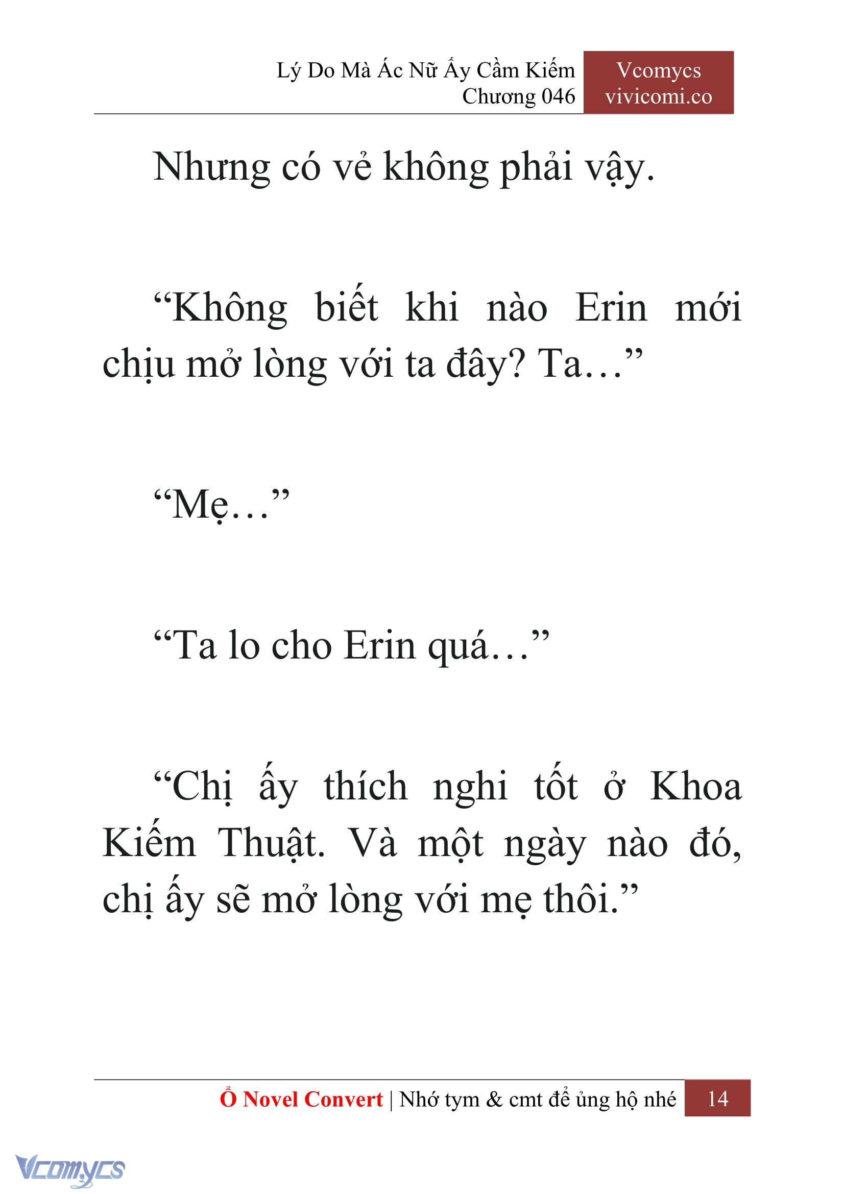 [Novel] Lý Do Mà Ác Nữ Ấy Cầm Kiếm Chap 46 - Trang 2