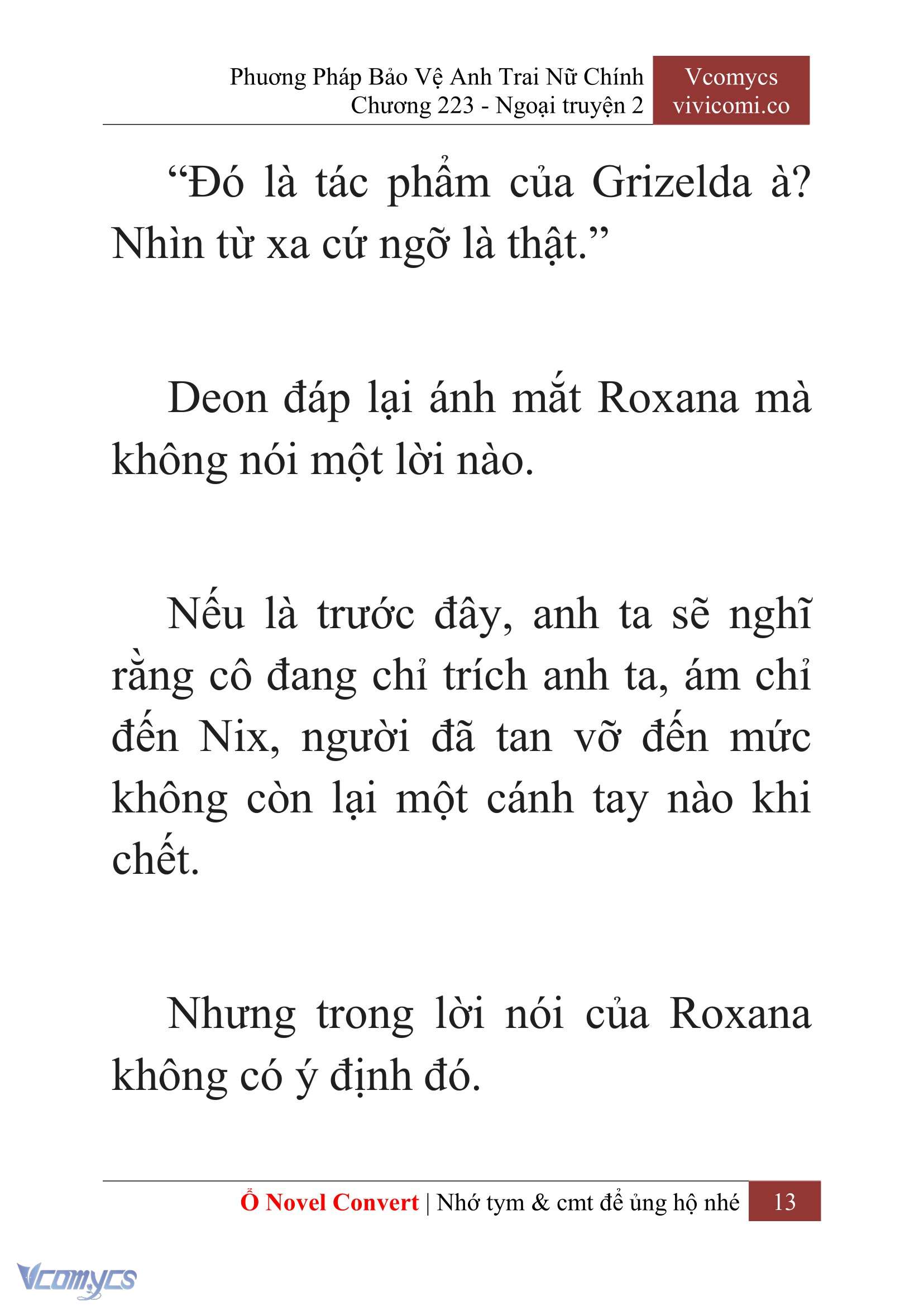 [Novel] Phương Pháp Bảo Vệ Anh Trai Nữ Chính Chap 223 - Trang 2