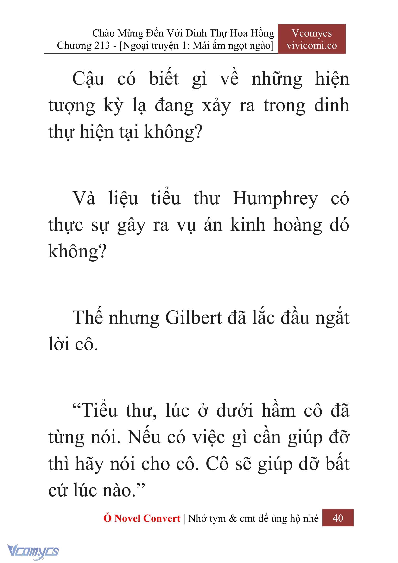 [Novel] Chào Mừng Đến Với Dinh Thự Hoa Hồng Chap 213 - Trang 2