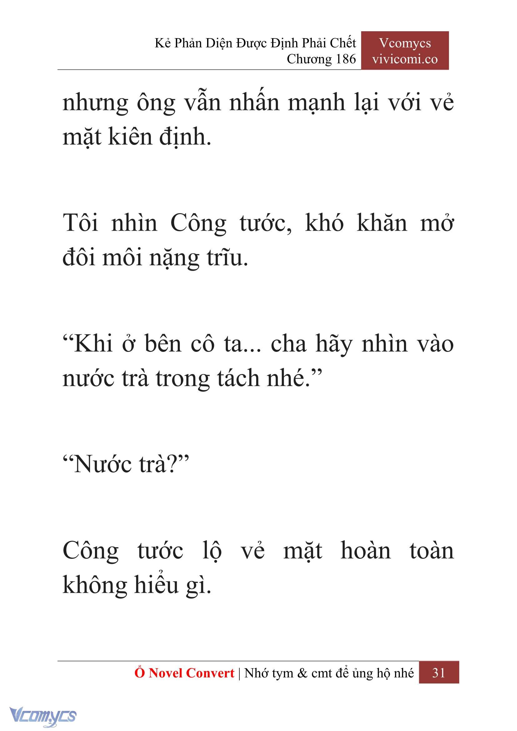 [Novel] Kẻ Phản Diện Được Định Phải Chết Chap 186 - Next Chap 187