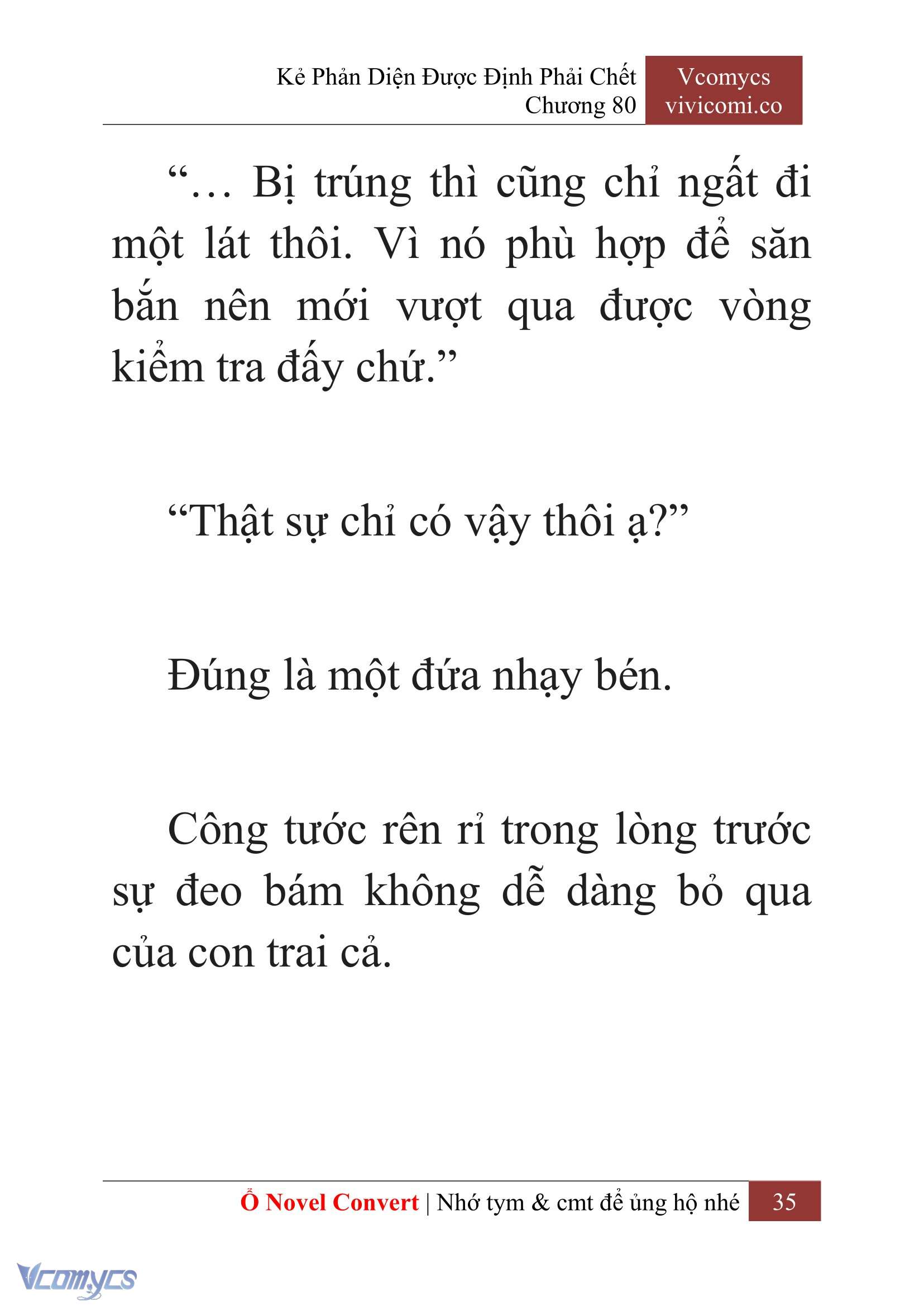 [Novel] Kẻ Phản Diện Được Định Phải Chết Chap 80 - Trang 2