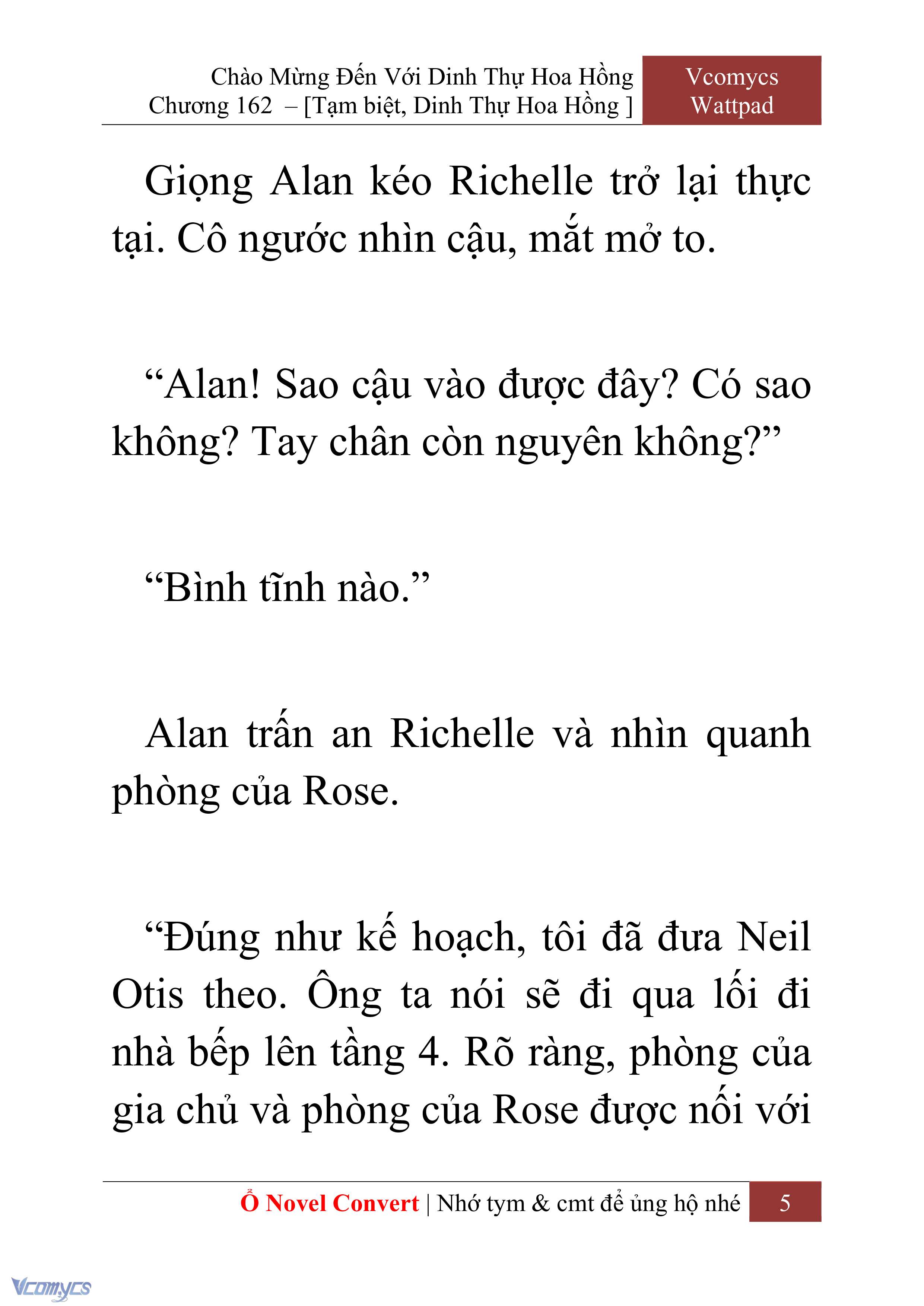 [Novel] Chào Mừng Đến Với Dinh Thự Hoa Hồng Chap 162 - Trang 2