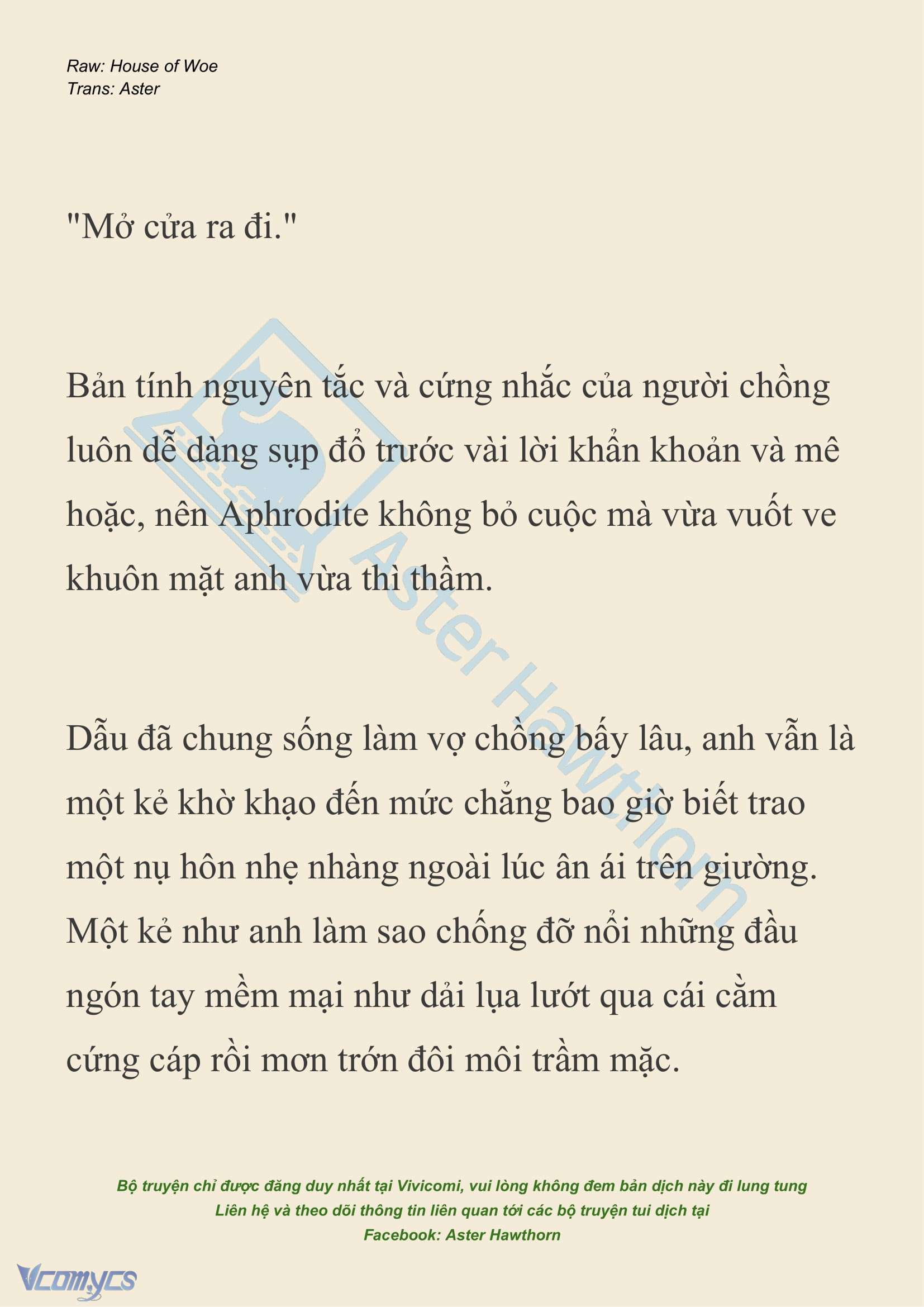 [NOVEL] Dành Cho Các Nữ Thần: Dành cho Psyche Chap 37 - Next Chap 38