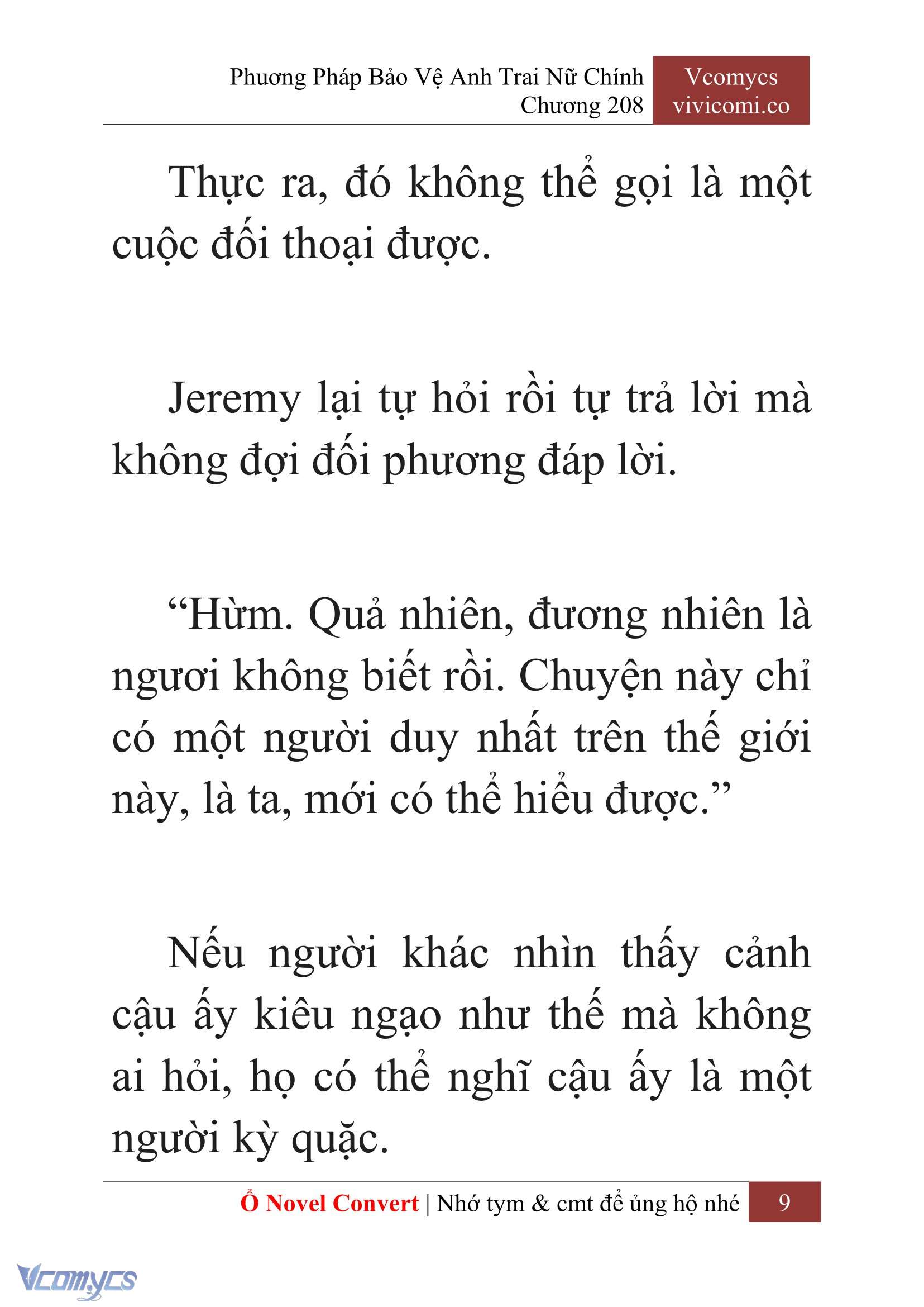 [Novel] Phương Pháp Bảo Vệ Anh Trai Nữ Chính Chap 208 - Trang 2