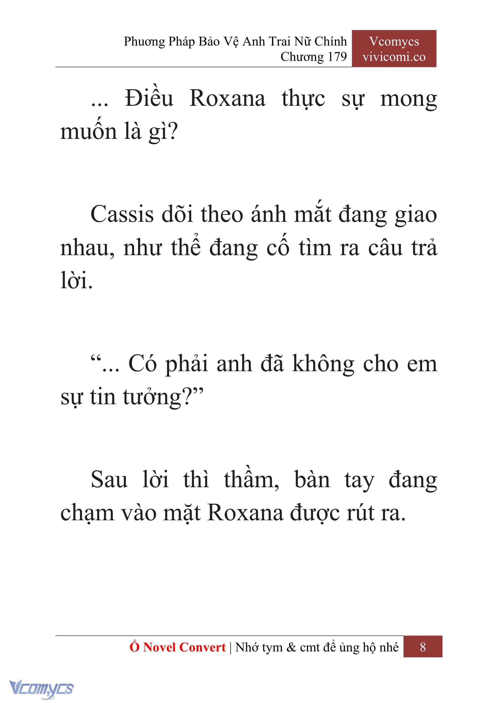 [Novel] Phương Pháp Bảo Vệ Anh Trai Nữ Chính Chap 179 - Trang 2