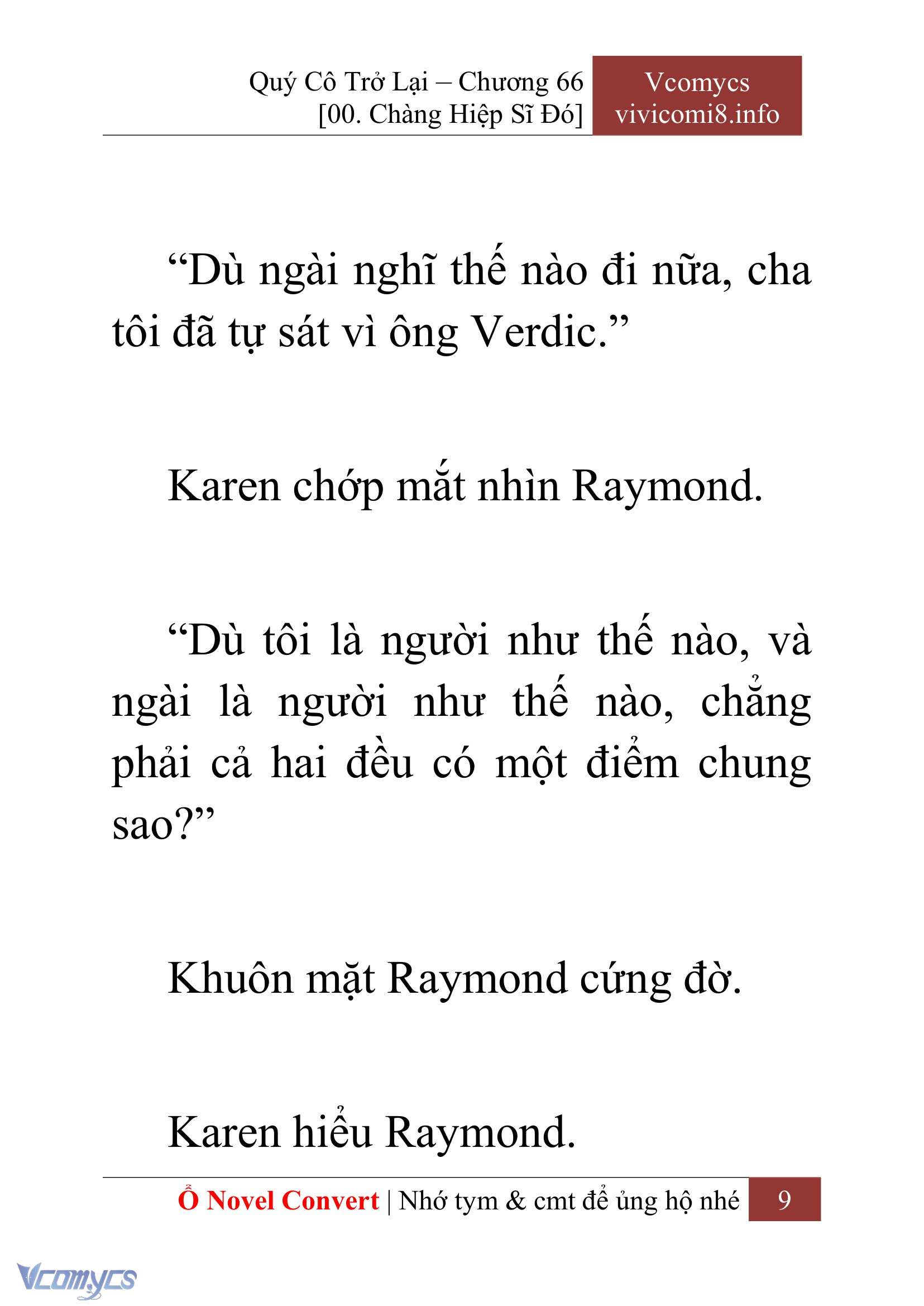 [Novel] Quý Cô Trở Lại Chap 66 - Trang 2