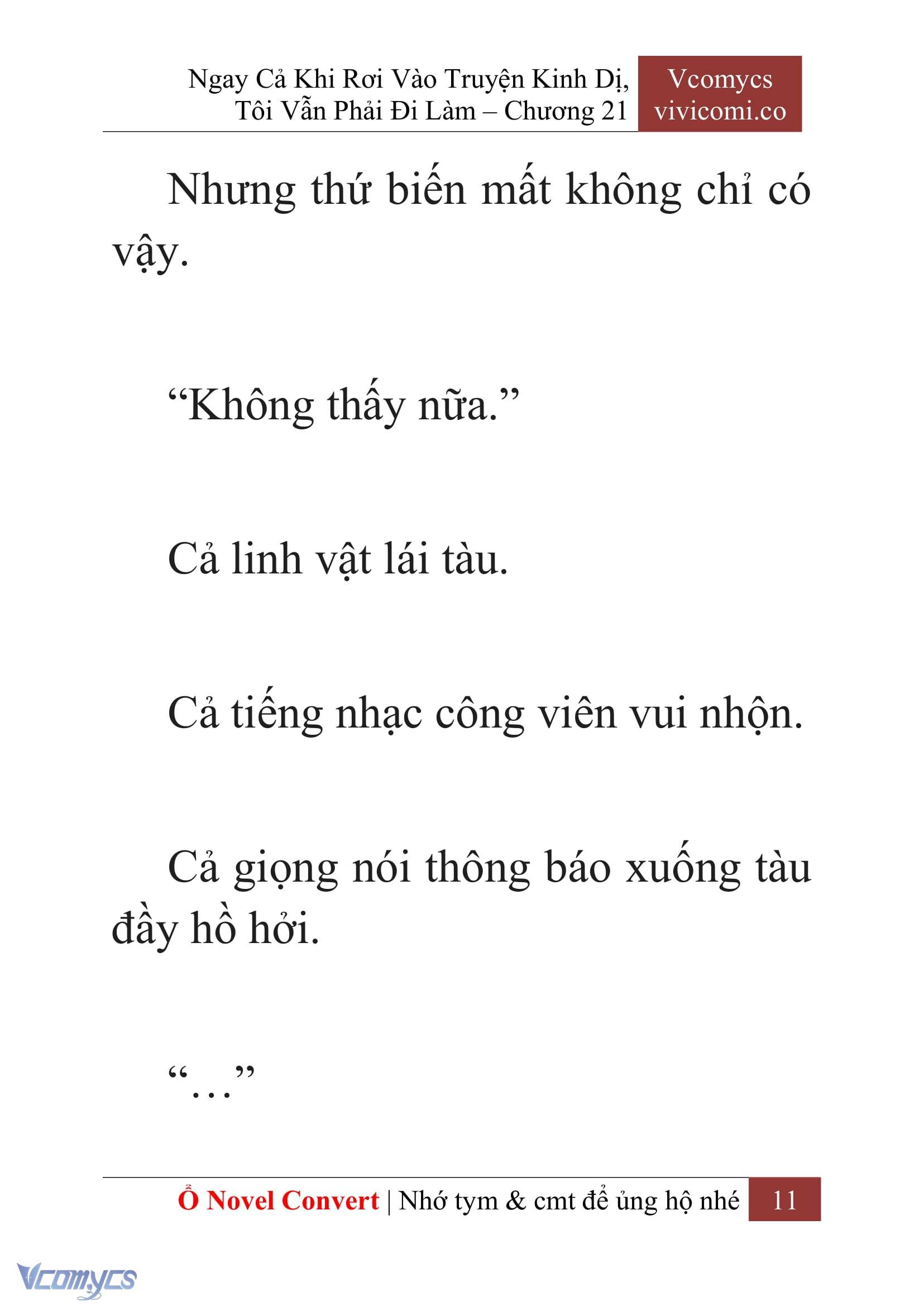 [Novel] Ngay Cả Khi Rơi Vào Truyện Kinh Dị, Tôi Vẫn Phải Đi Làm Chap 21 - Trang 2