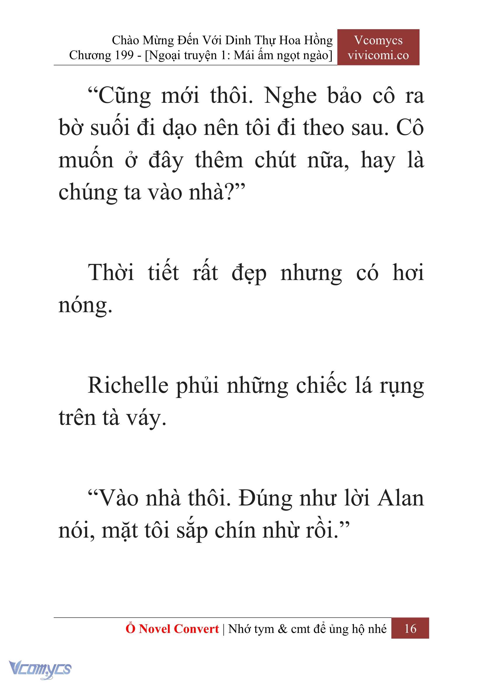 [Novel] Chào Mừng Đến Với Dinh Thự Hoa Hồng Chap 199 - Trang 2