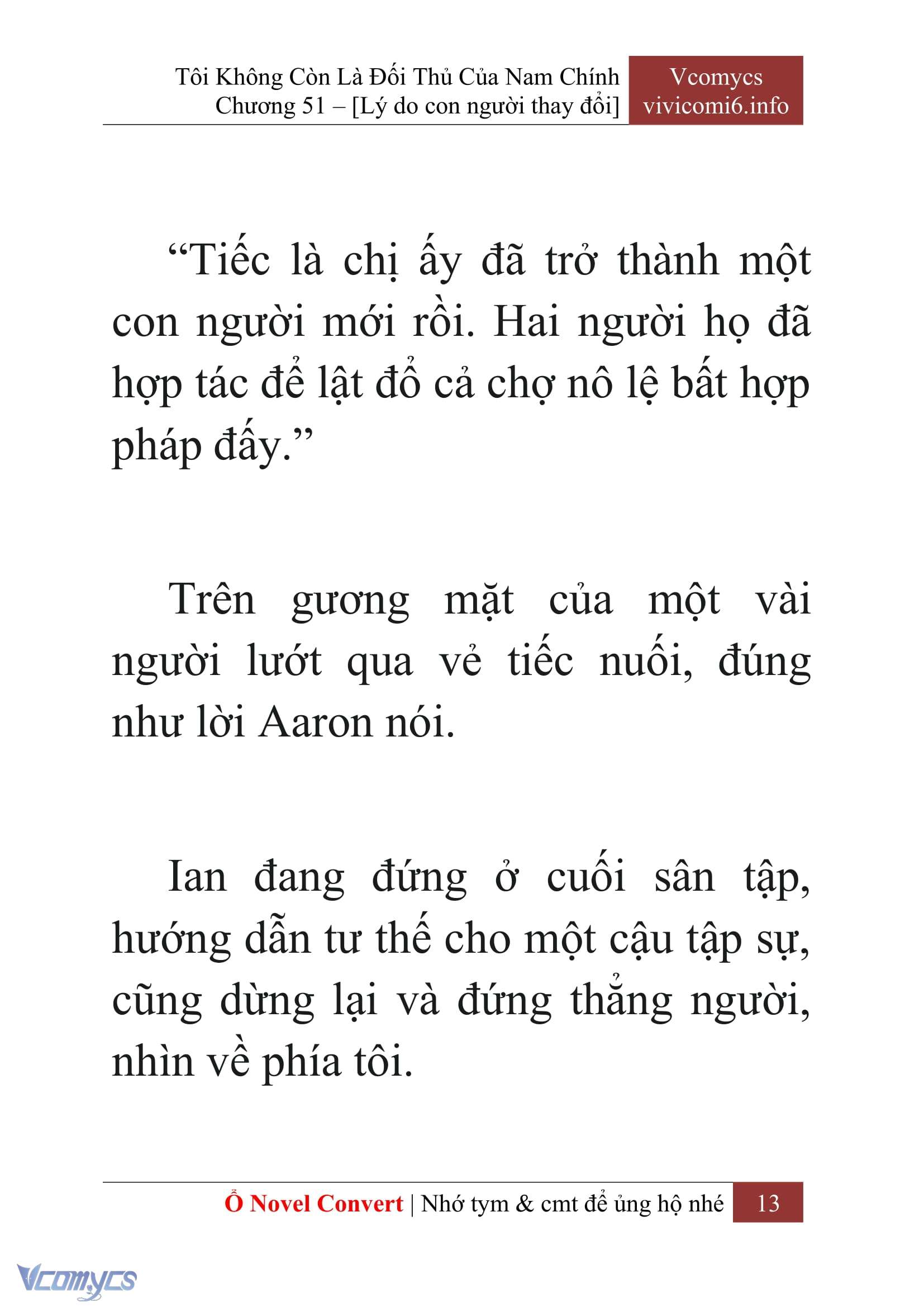 [Novel] Tôi Không Còn Là Đối Thủ Của Nam Chính Chap 51 - Trang 2