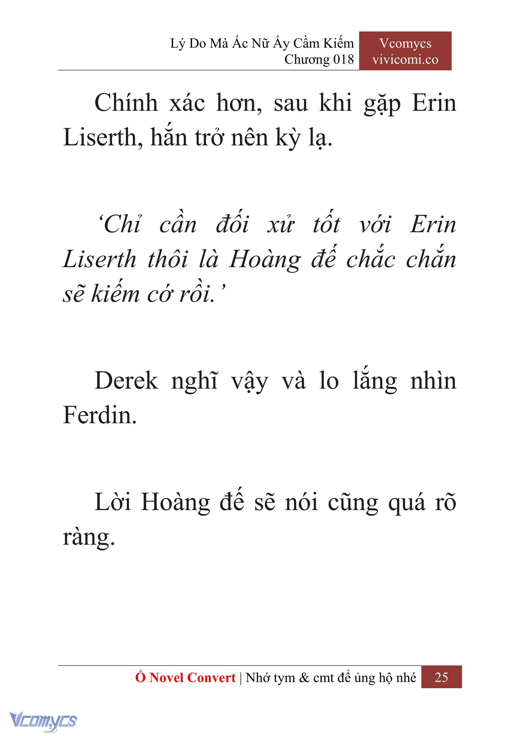 [Novel] Lý Do Mà Ác Nữ Ấy Cầm Kiếm Chap 18 - Trang 2