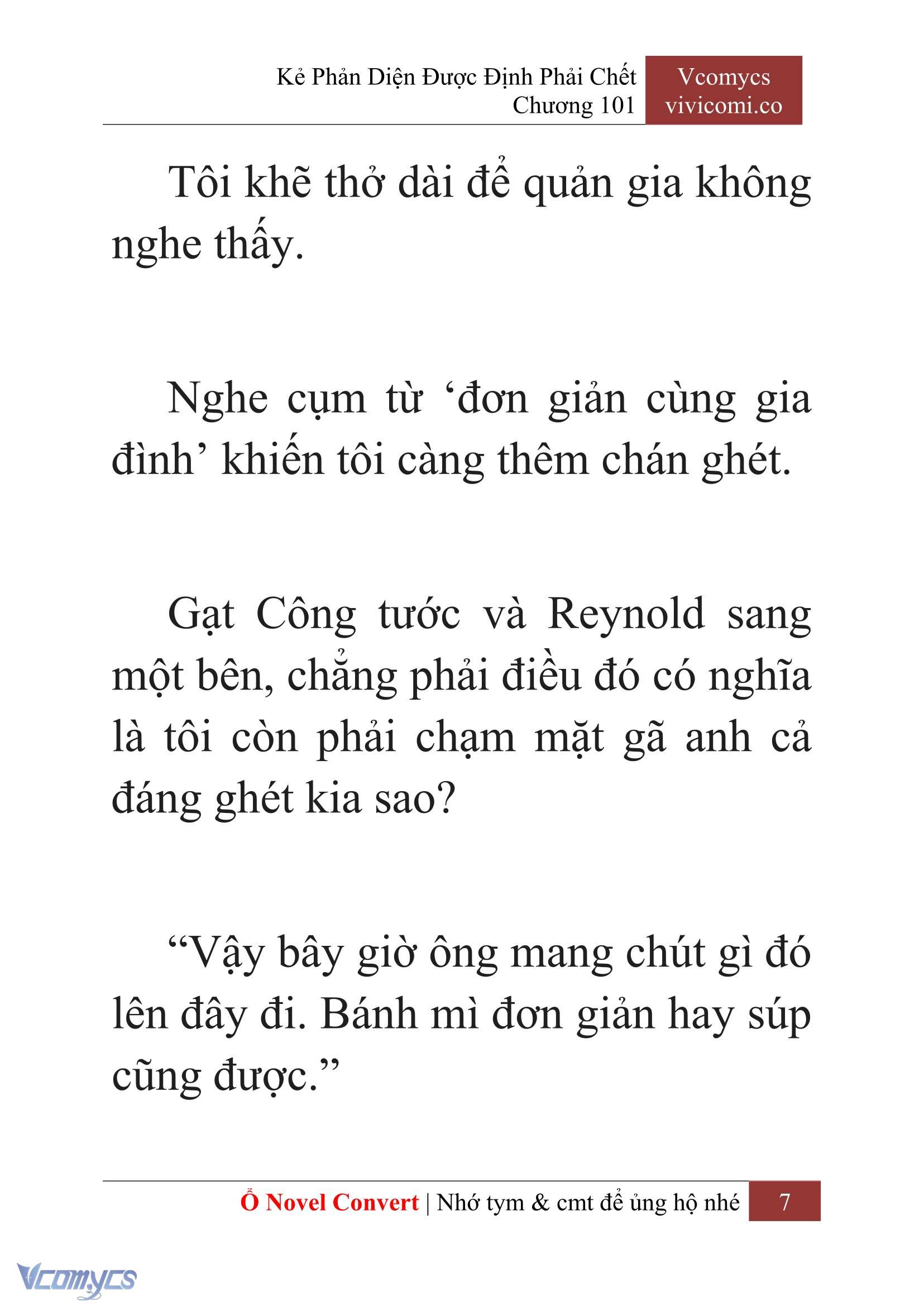 [Novel] Kẻ Phản Diện Được Định Phải Chết Chap 101 - Next Chap 102