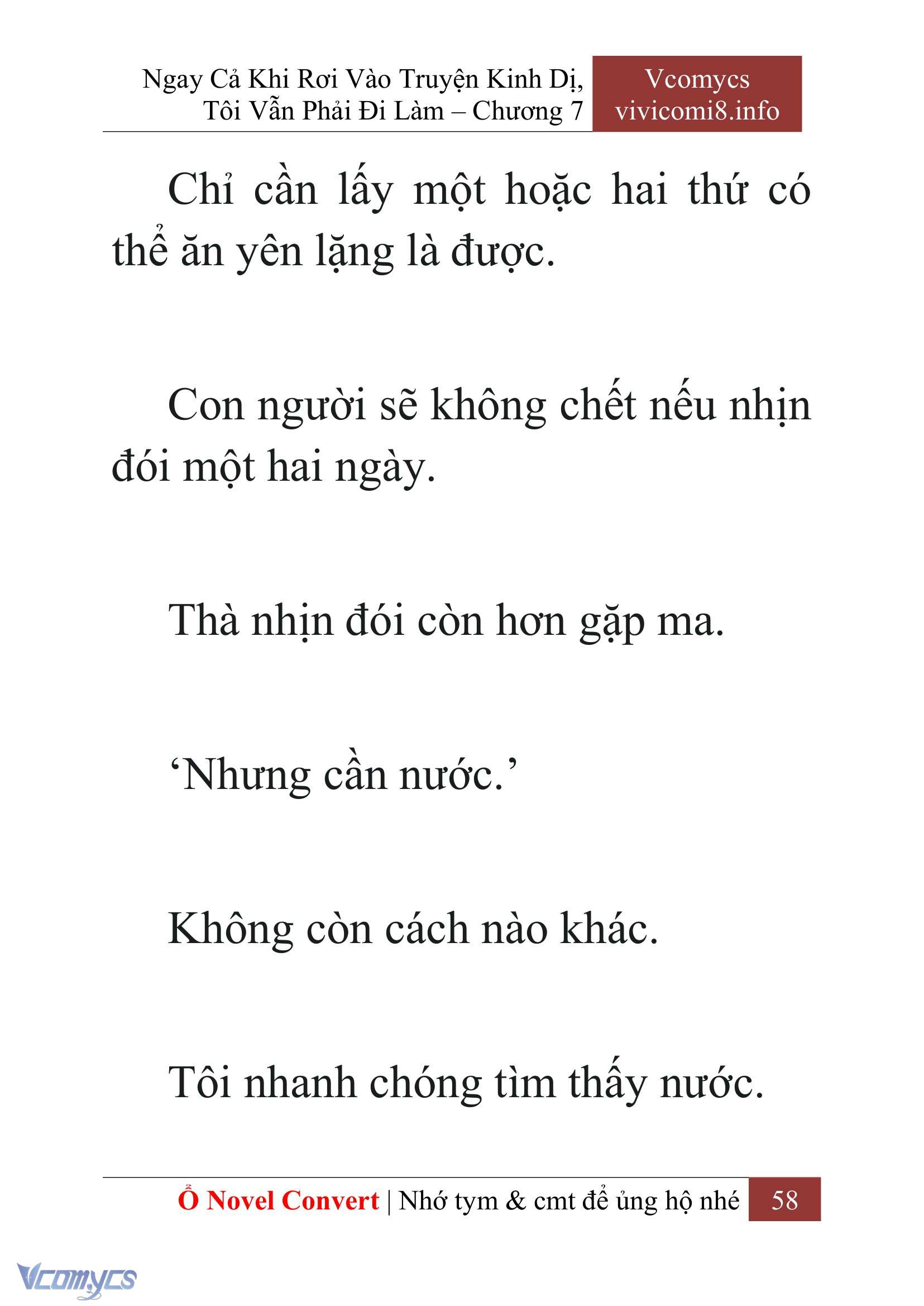 [Novel] Ngay Cả Khi Rơi Vào Truyện Kinh Dị, Tôi Vẫn Phải Đi Làm Chap 7 - Trang 2