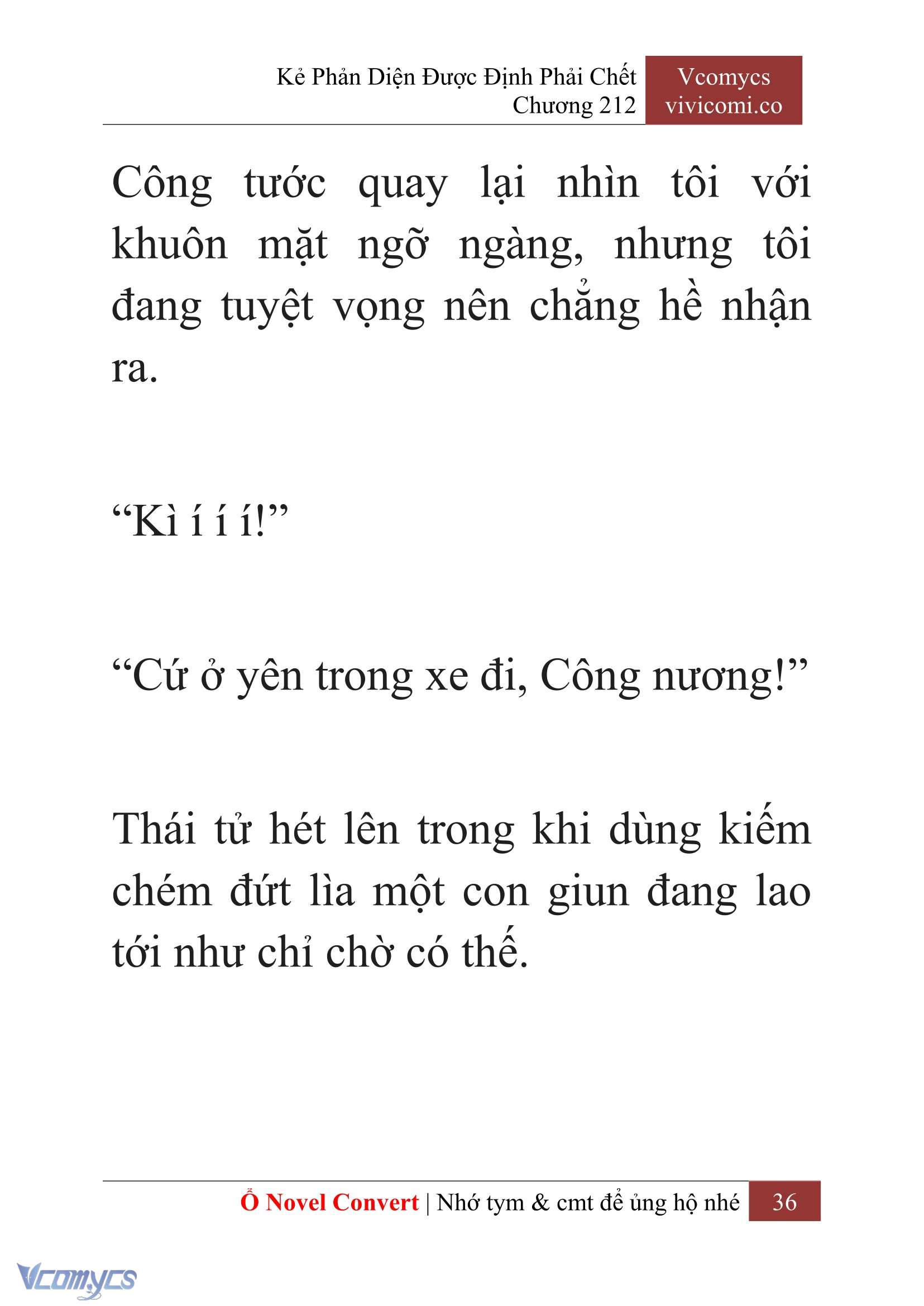 [Novel] Kẻ Phản Diện Được Định Phải Chết Chap 212 - Trang 2