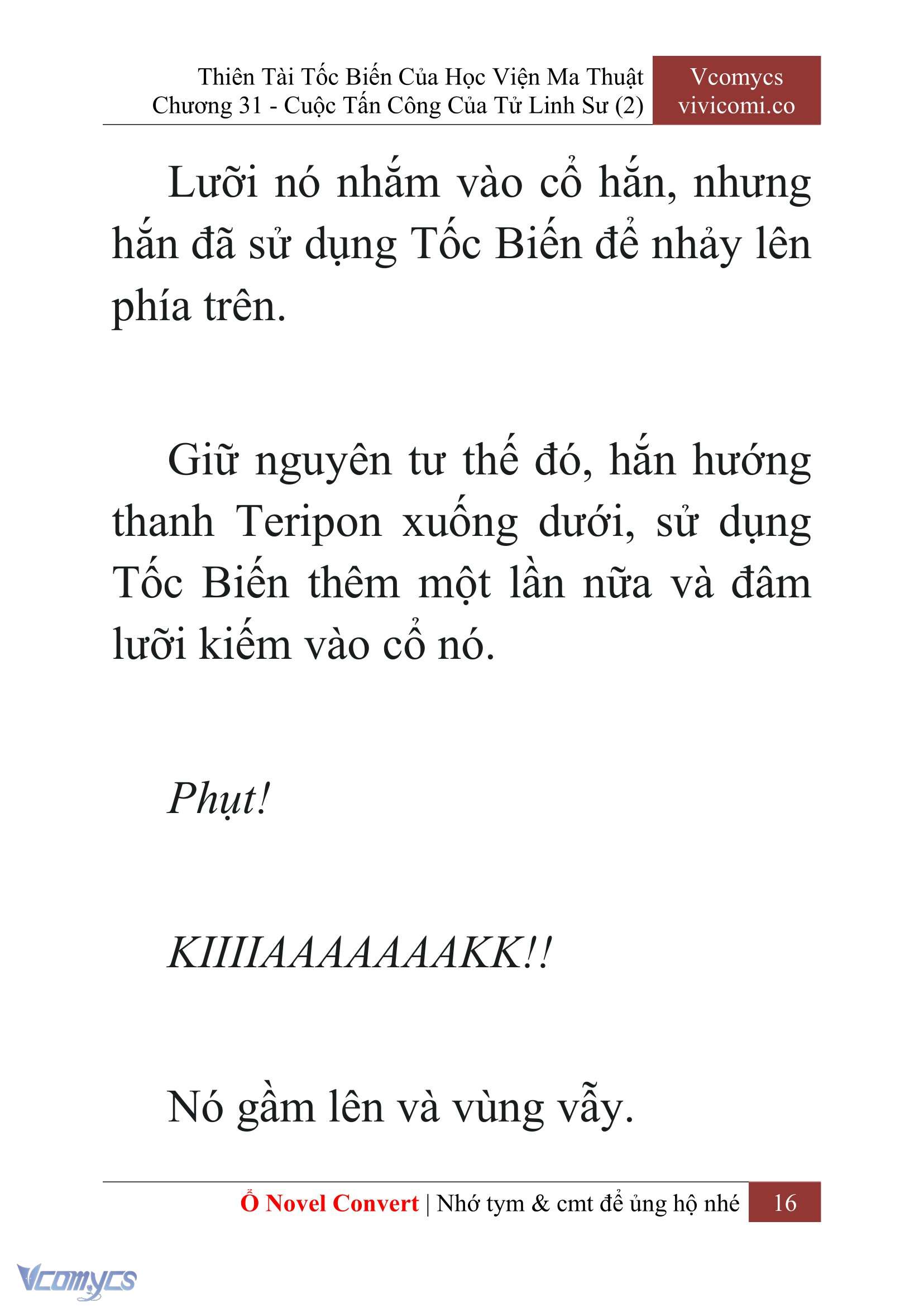 [Novel] Thiên Tài Tốc Biến Của Học Viện Ma Thuật Chap 31 - Trang 2