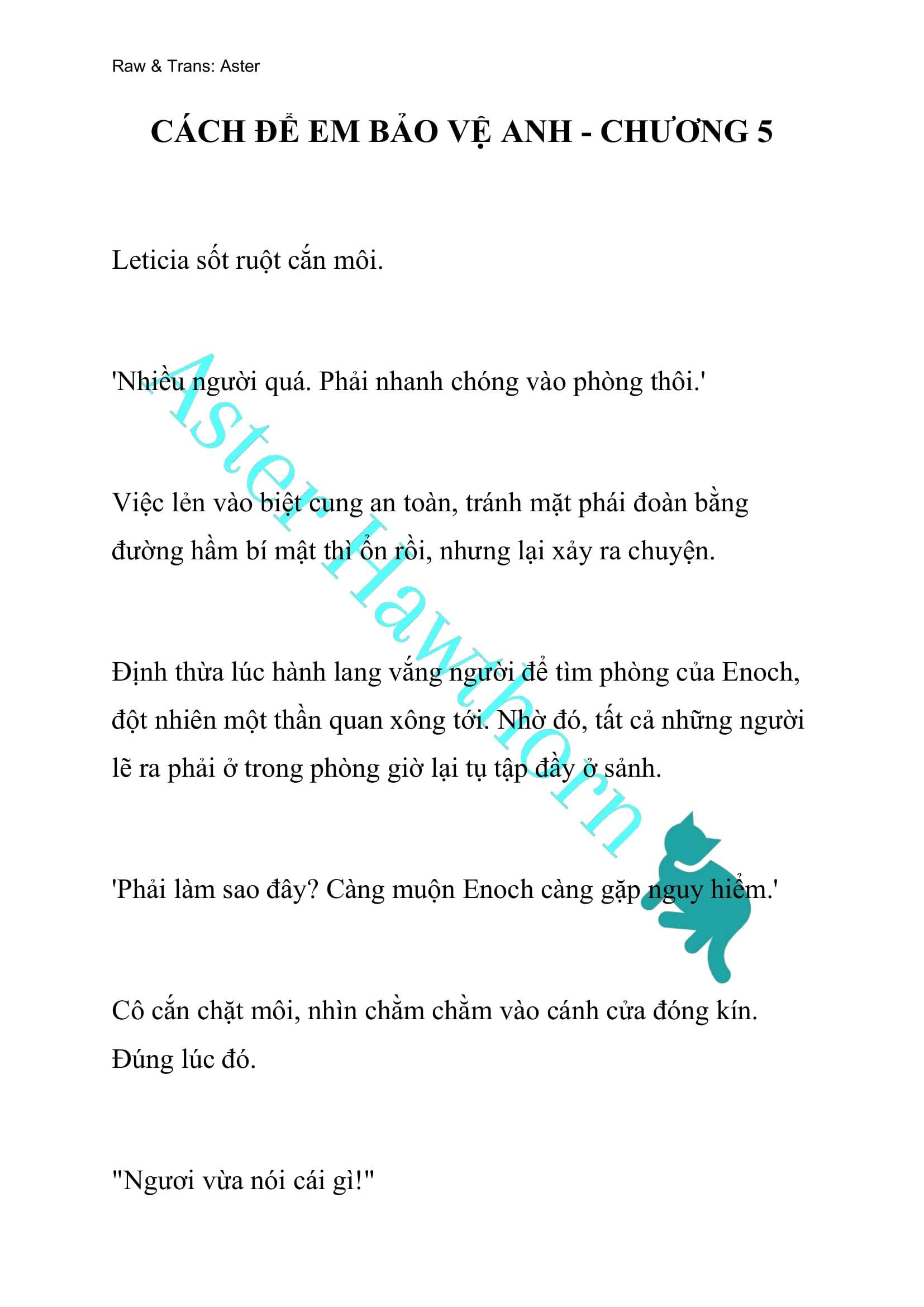 [NOVEL] Cách Để Em Bảo Vệ Anh Chap 5 - Trang 2