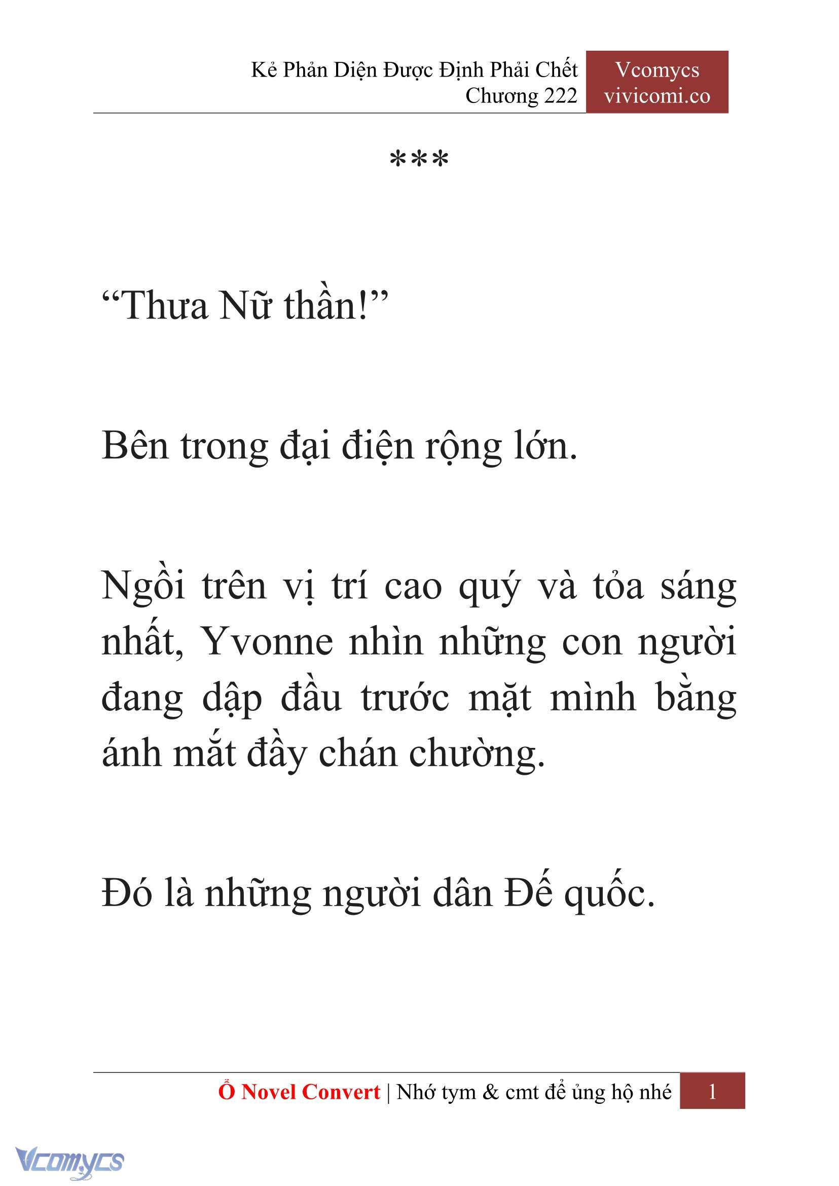[Novel] Kẻ Phản Diện Được Định Phải Chết Chap 222 - Next Chap 223