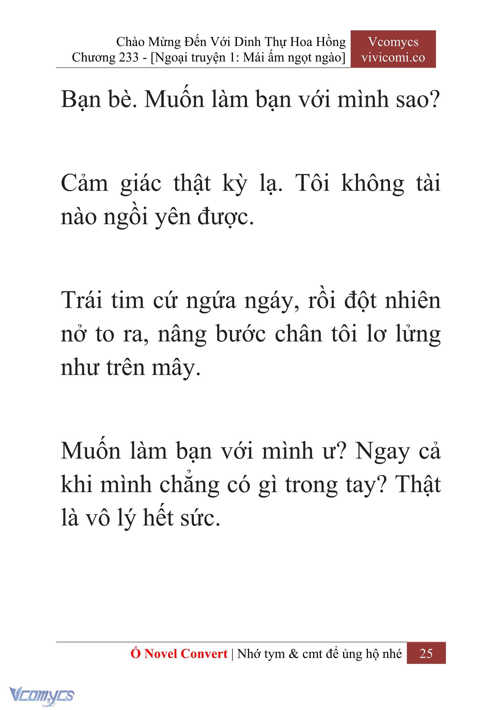 [Novel] Chào Mừng Đến Với Dinh Thự Hoa Hồng Chap 233 - Trang 2
