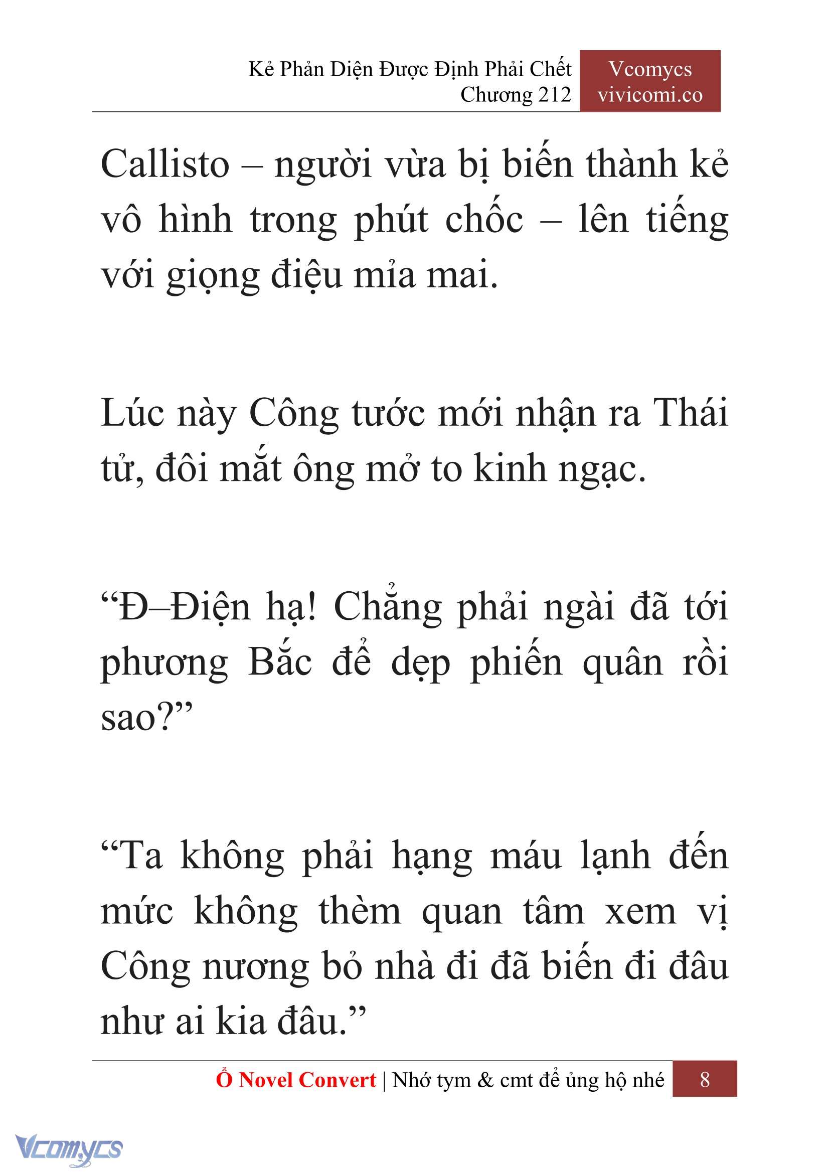 [Novel] Kẻ Phản Diện Được Định Phải Chết Chap 212 - Trang 2