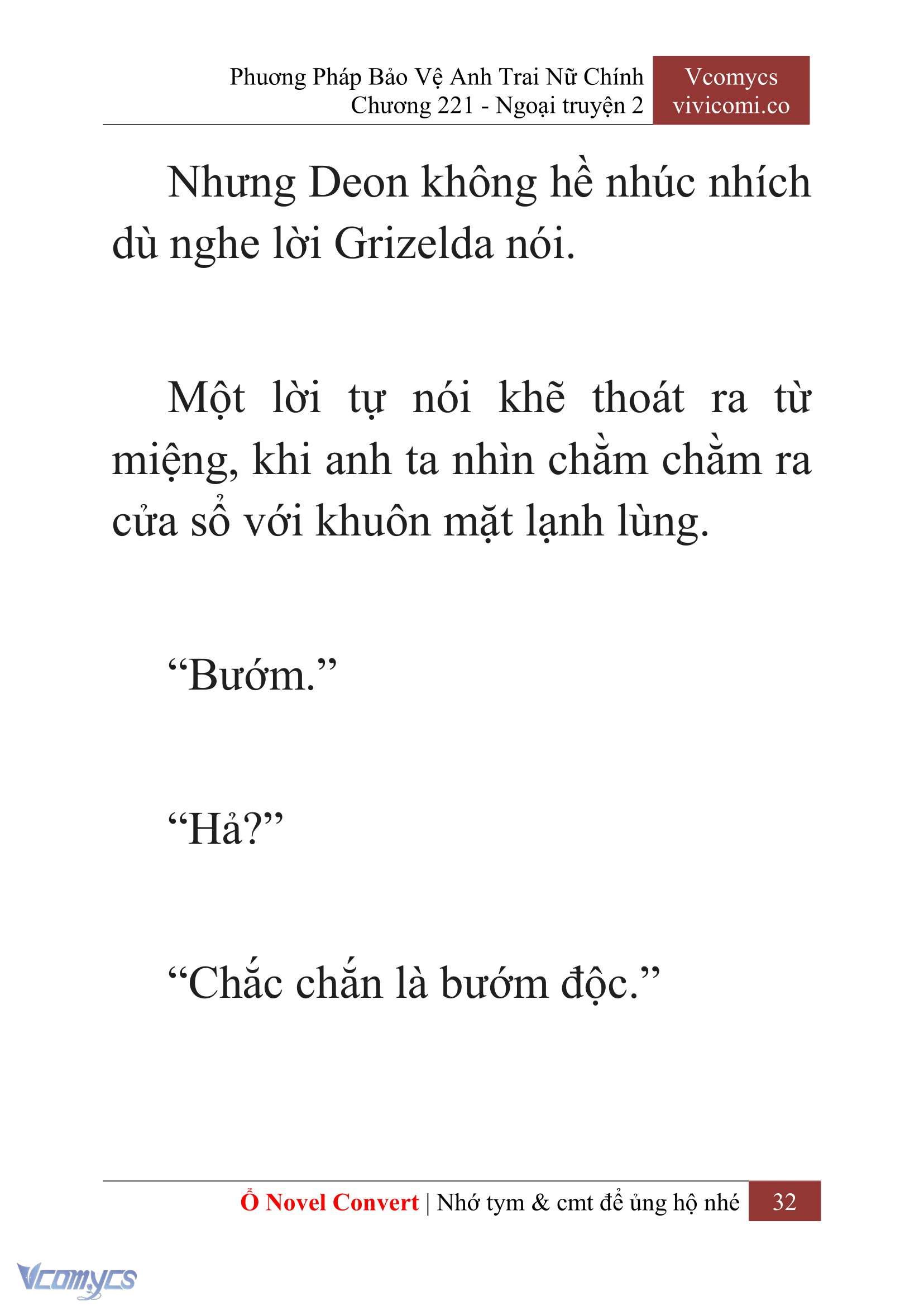 [Novel] Phương Pháp Bảo Vệ Anh Trai Nữ Chính Chap 221 - Trang 2