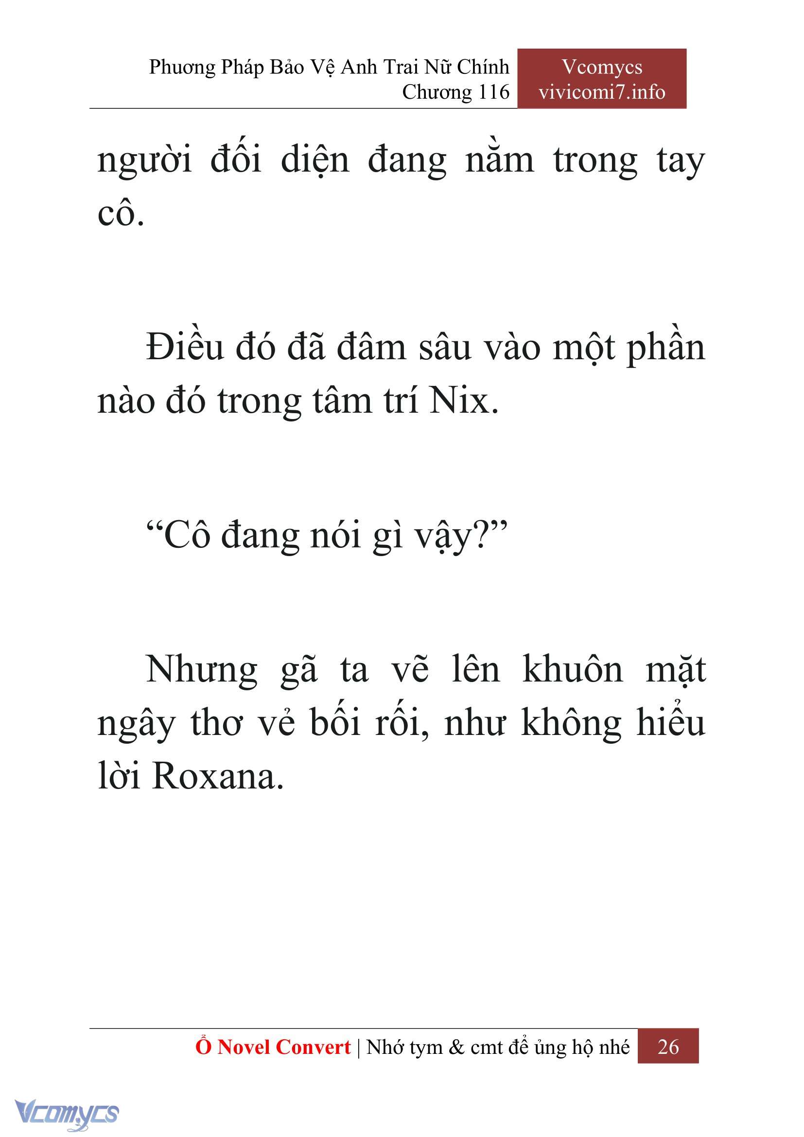 [Novel] Phương Pháp Bảo Vệ Anh Trai Nữ Chính Chap 116 - Trang 2