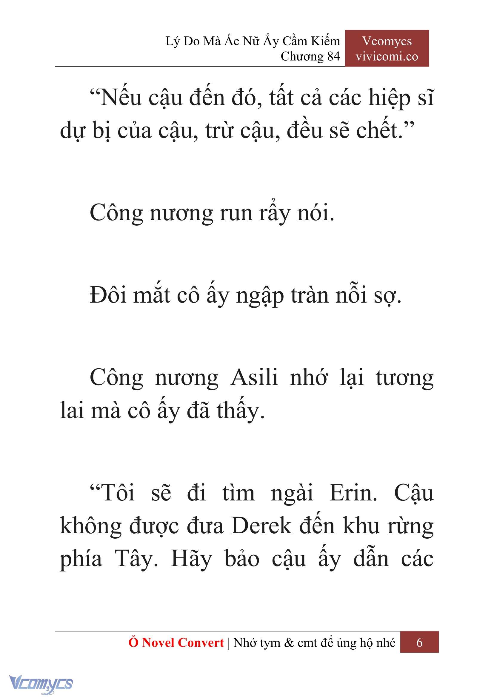 [Novel] Lý Do Mà Ác Nữ Ấy Cầm Kiếm Chap 84 - Trang 2