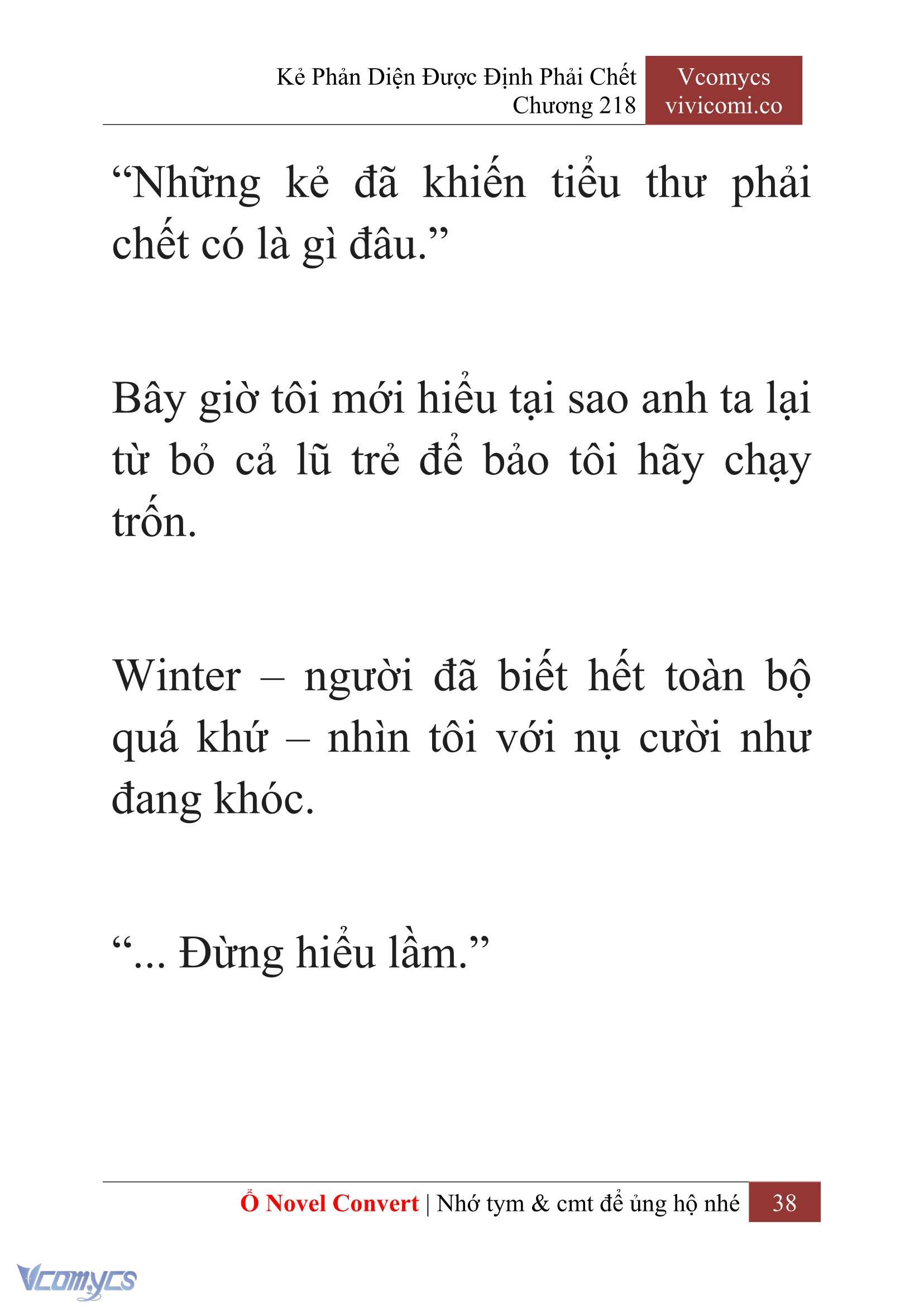 [Novel] Kẻ Phản Diện Được Định Phải Chết Chap 218 - Trang 2