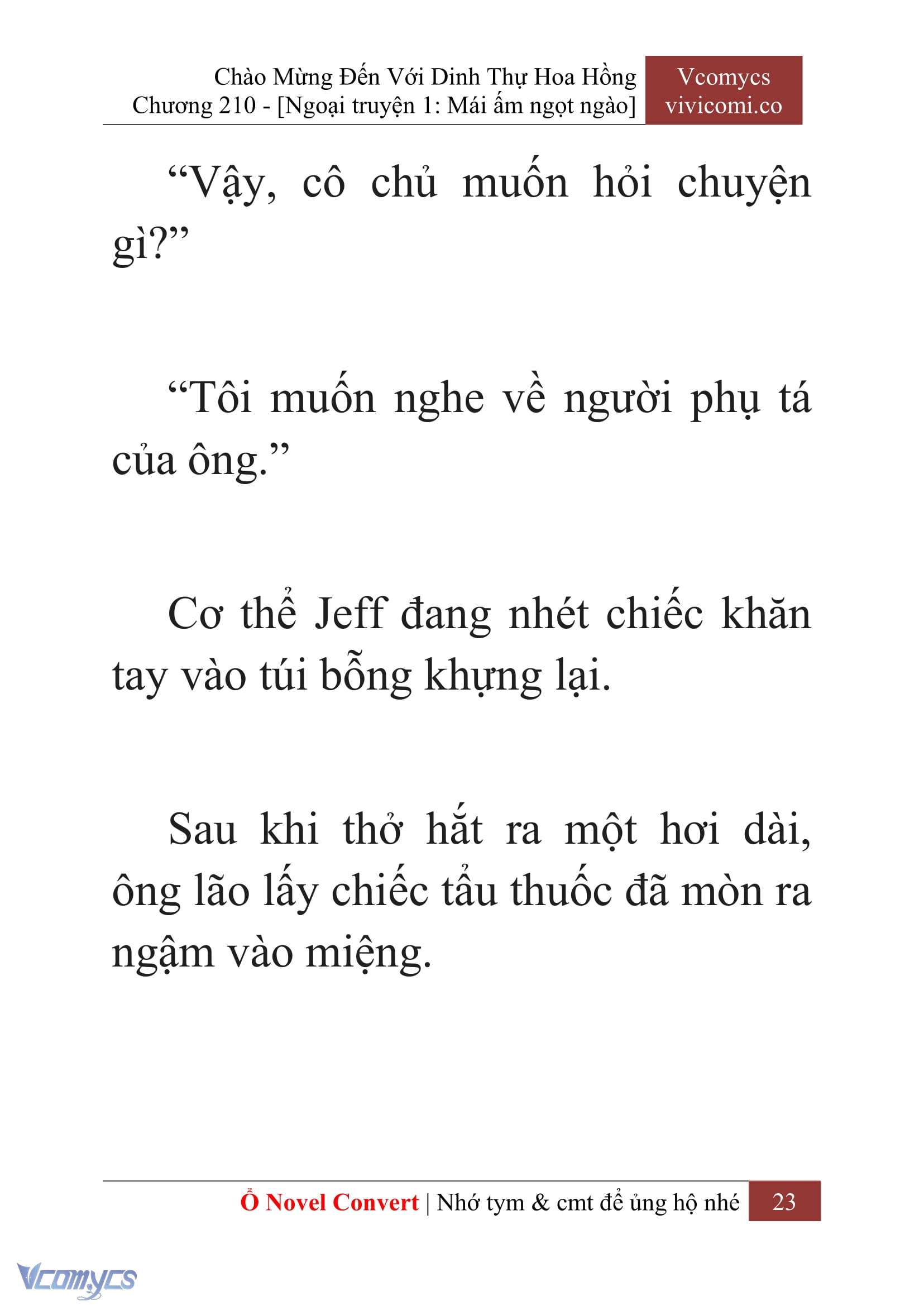 [Novel] Chào Mừng Đến Với Dinh Thự Hoa Hồng Chap 210 - Trang 2