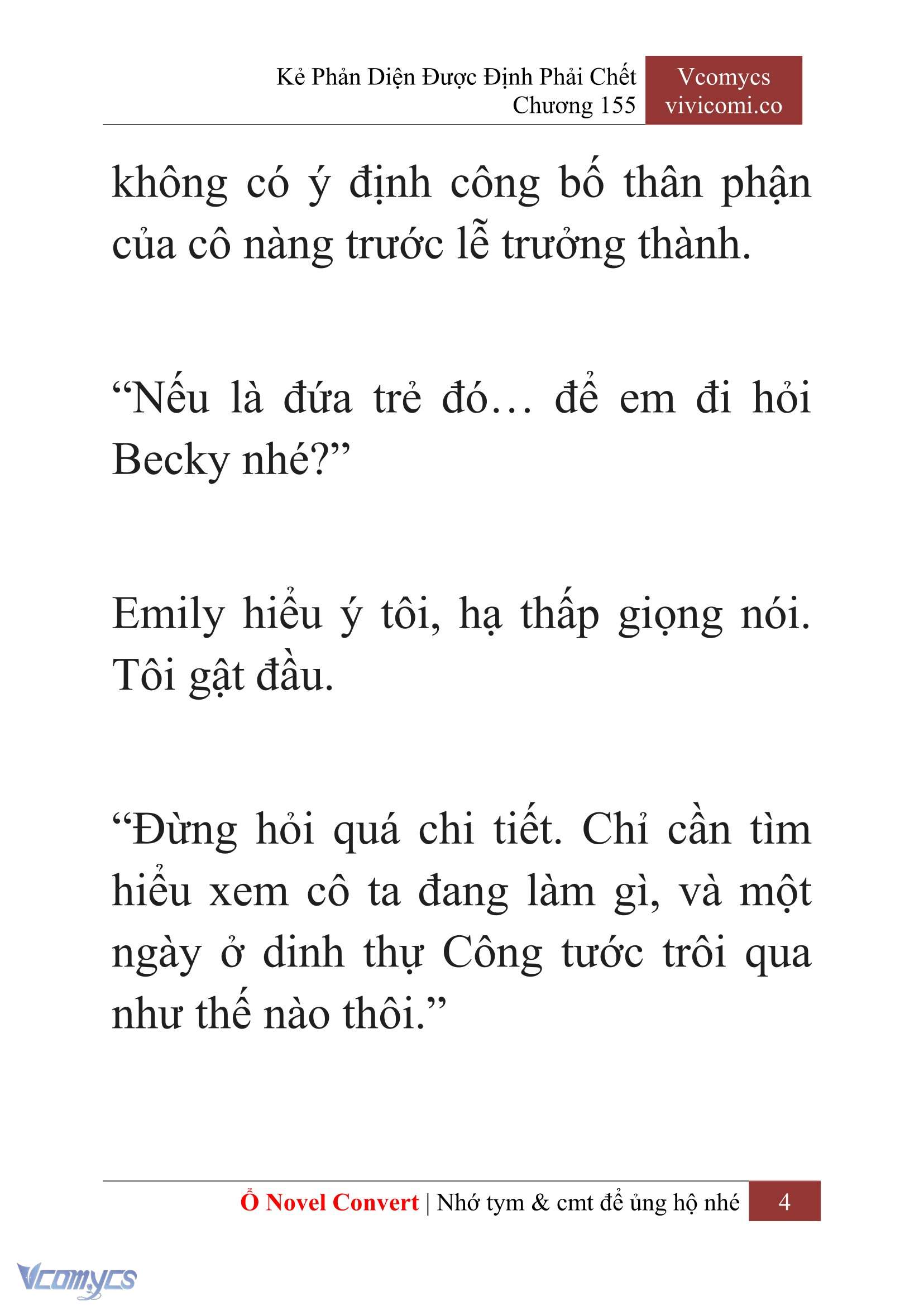 [Novel] Kẻ Phản Diện Được Định Phải Chết Chap 155 - Next Chap 156