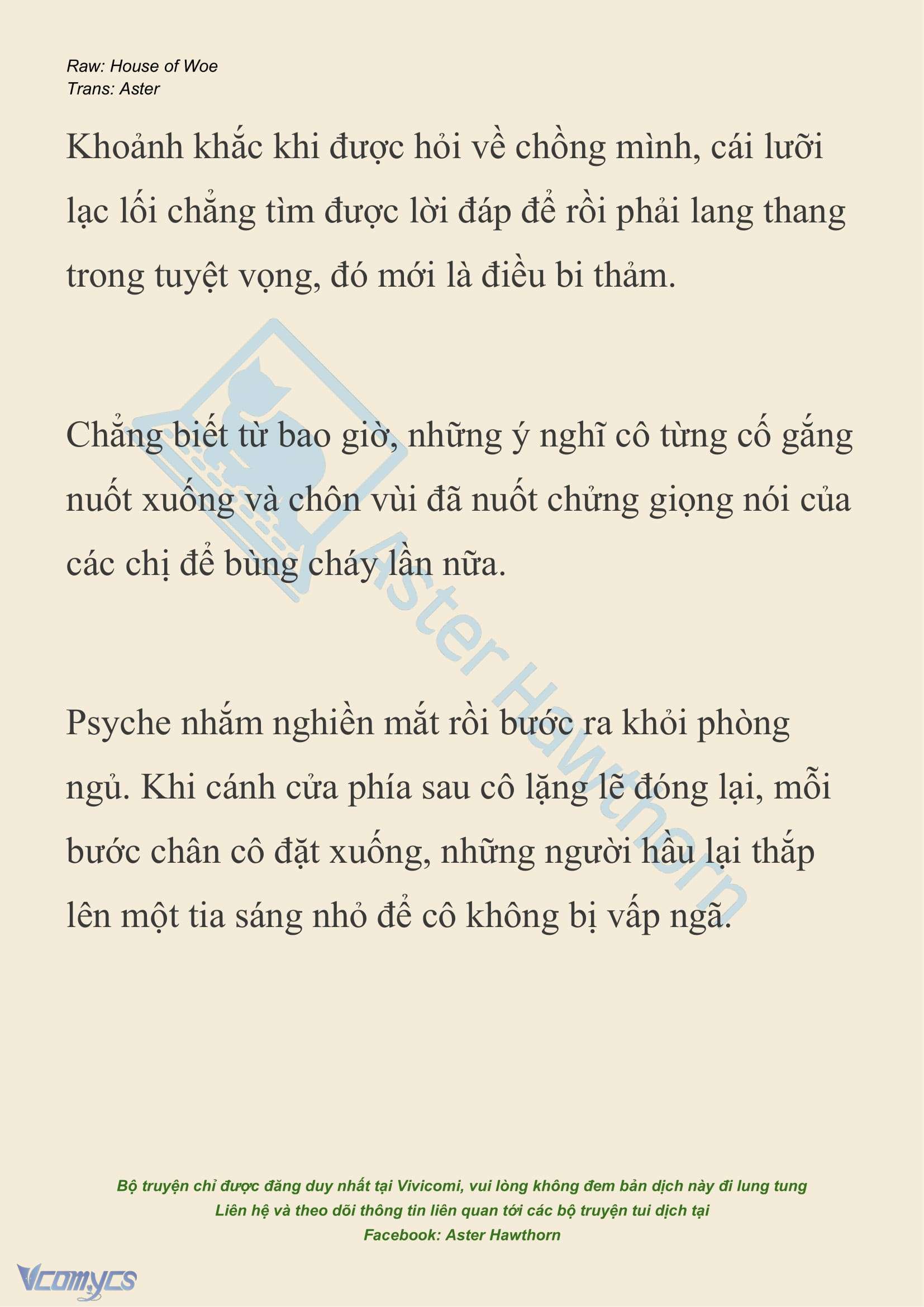 [NOVEL] Dành Cho Các Nữ Thần: Dành cho Psyche Chap 34 - Next 