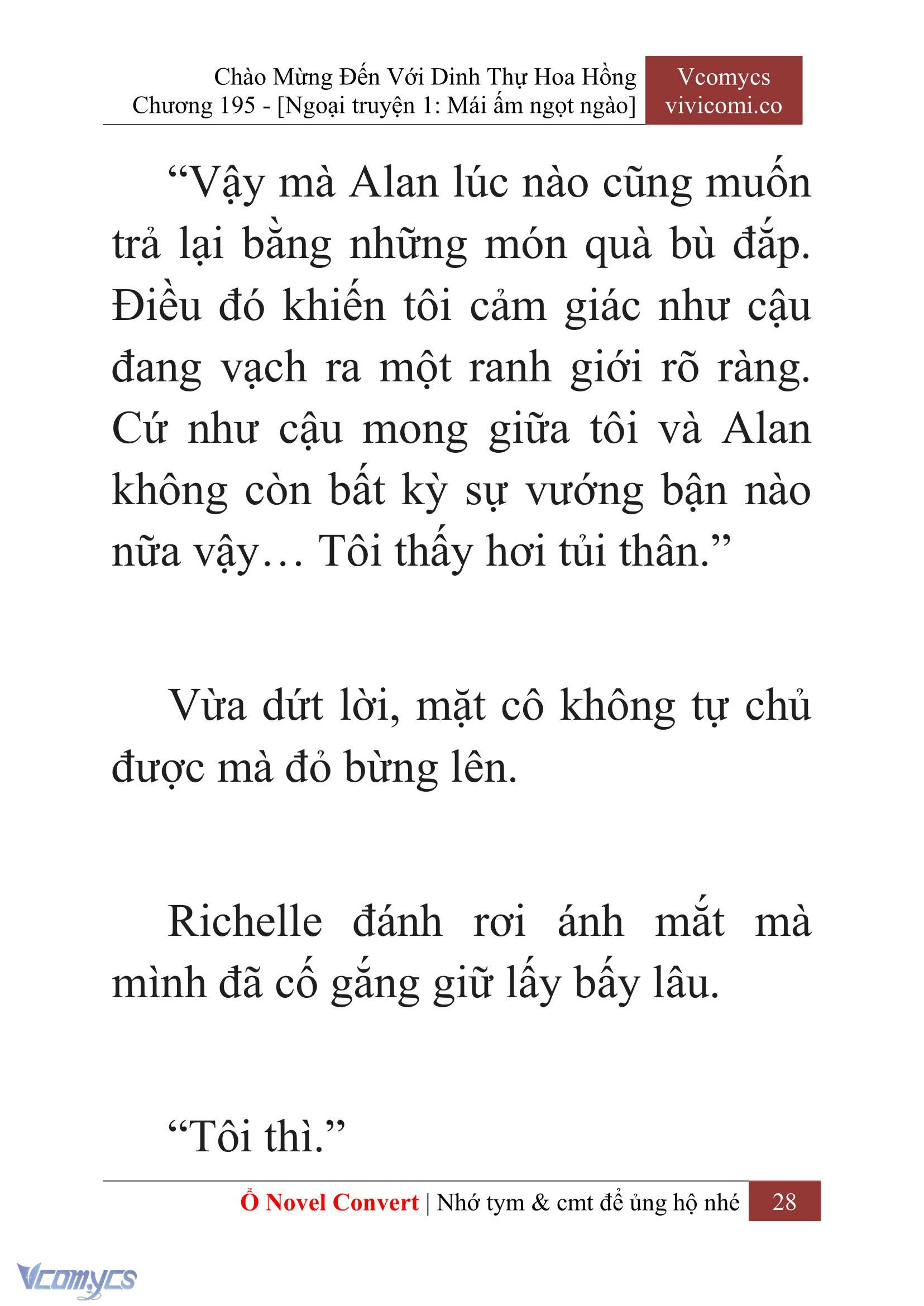 [Novel] Chào Mừng Đến Với Dinh Thự Hoa Hồng Chap 195 - Trang 2