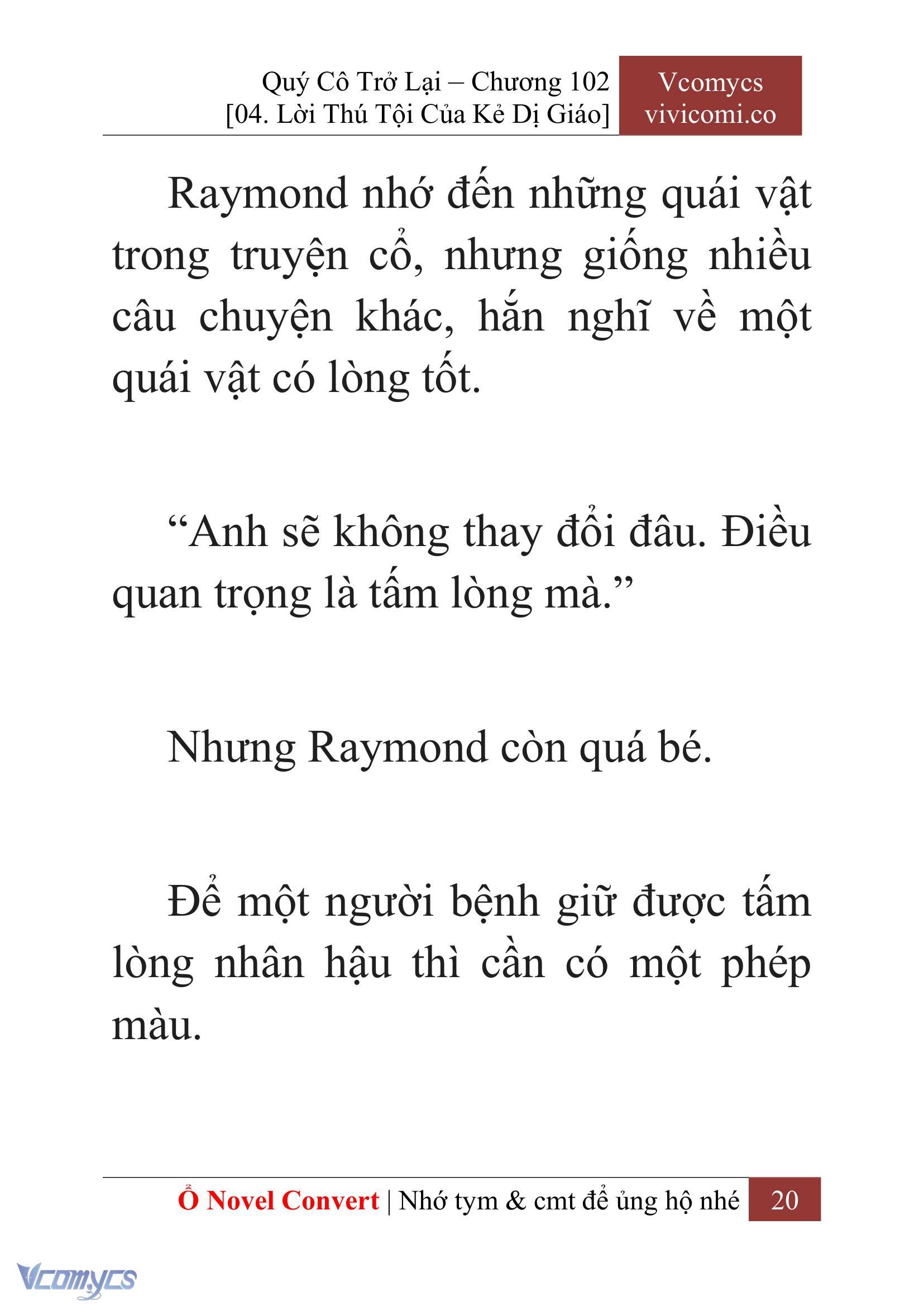 [Novel] Quý Cô Trở Lại Chap 102 - Trang 2