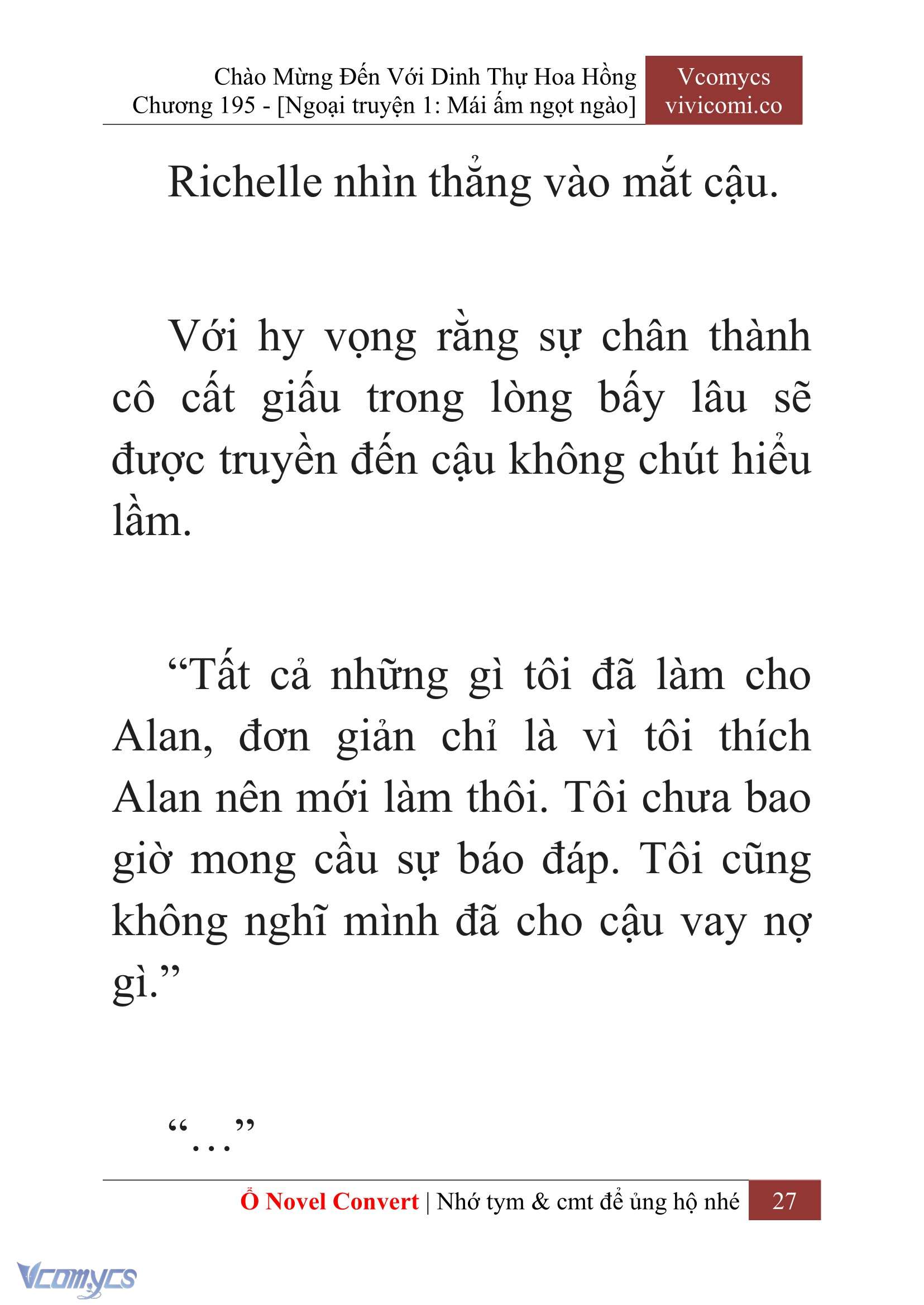 [Novel] Chào Mừng Đến Với Dinh Thự Hoa Hồng Chap 195 - Trang 2