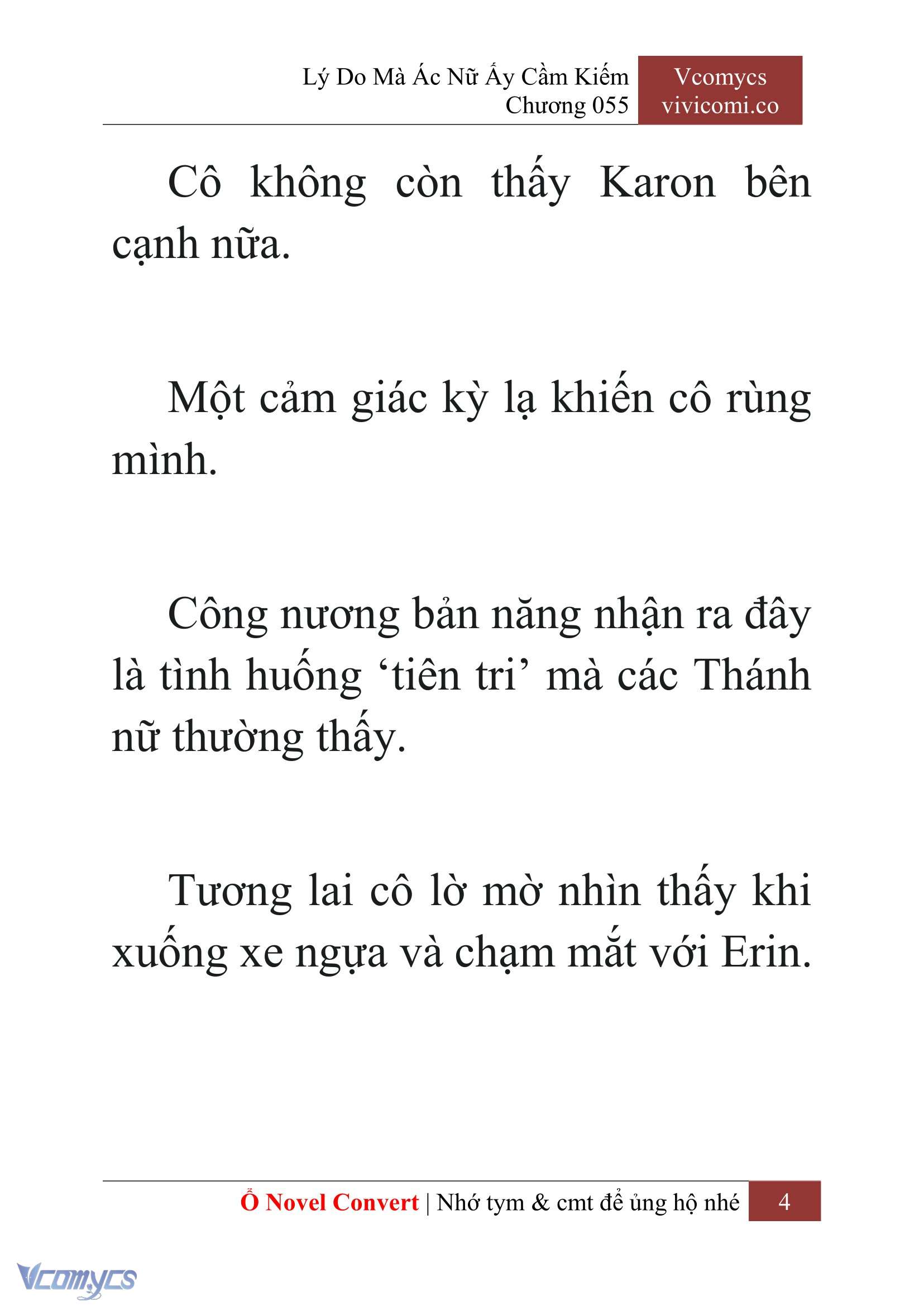 [Novel] Lý Do Mà Ác Nữ Ấy Cầm Kiếm Chap 55 - Trang 2