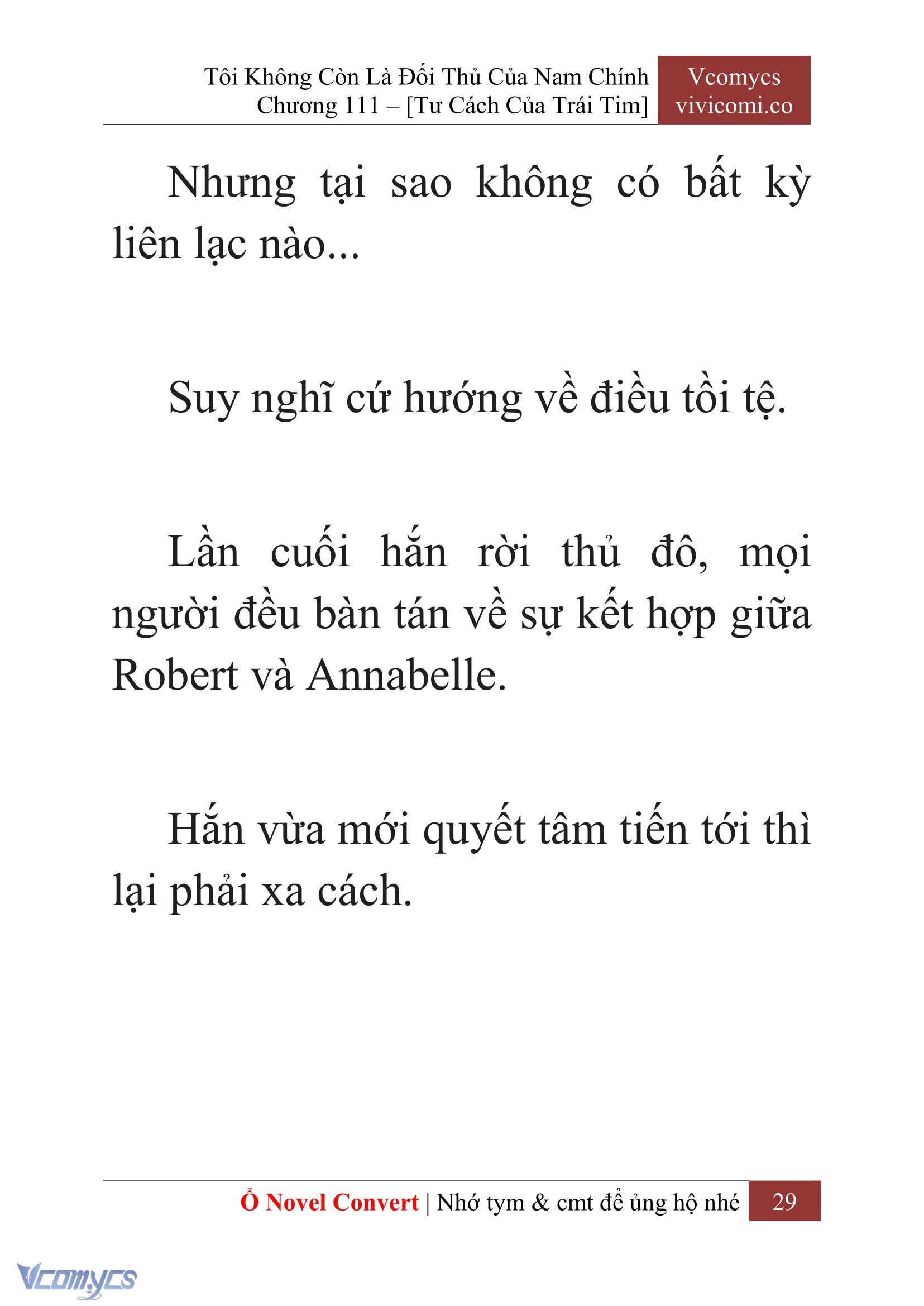 [Novel] Tôi Không Còn Là Đối Thủ Của Nam Chính Chap 111 - Trang 2